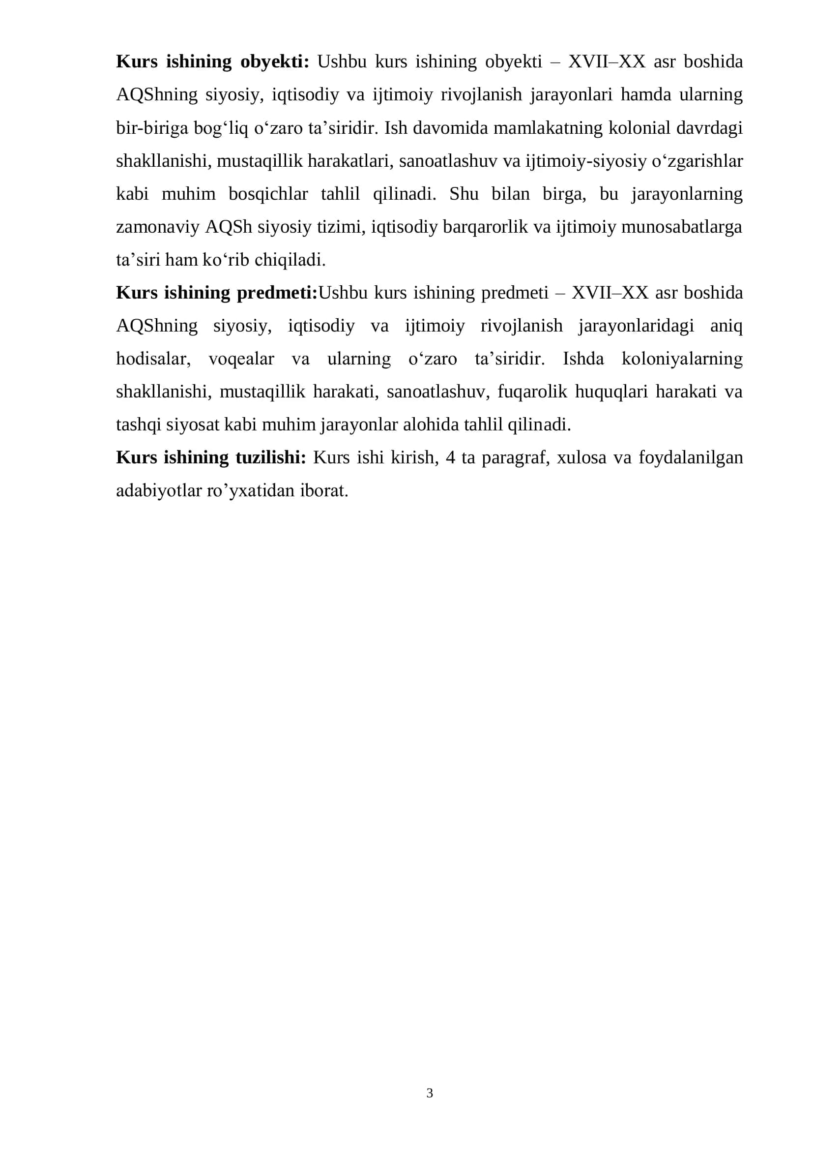 AQShning shakllanishi va rivojlanishi 3