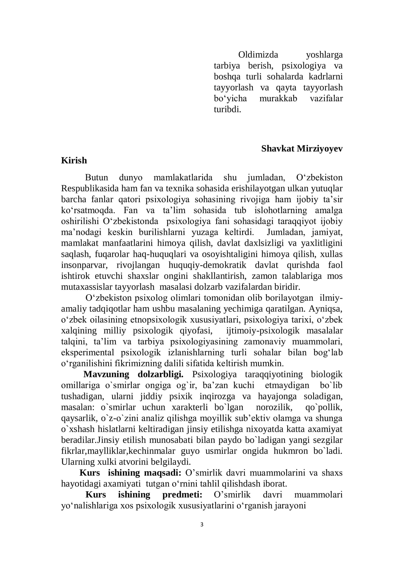 O’smir yoshdagi o‘quvchilarning muammolari va ularga ko‘rsatiladigan yordam 3