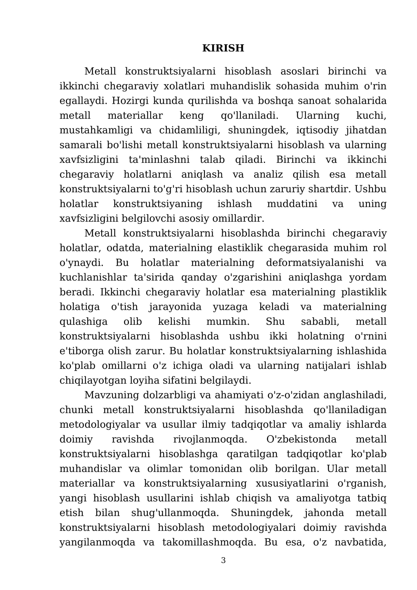 Metall kanstruksiyalarni xisoblash asoslari birinchi va ikkinchi chegaraviy xolatlari 3
