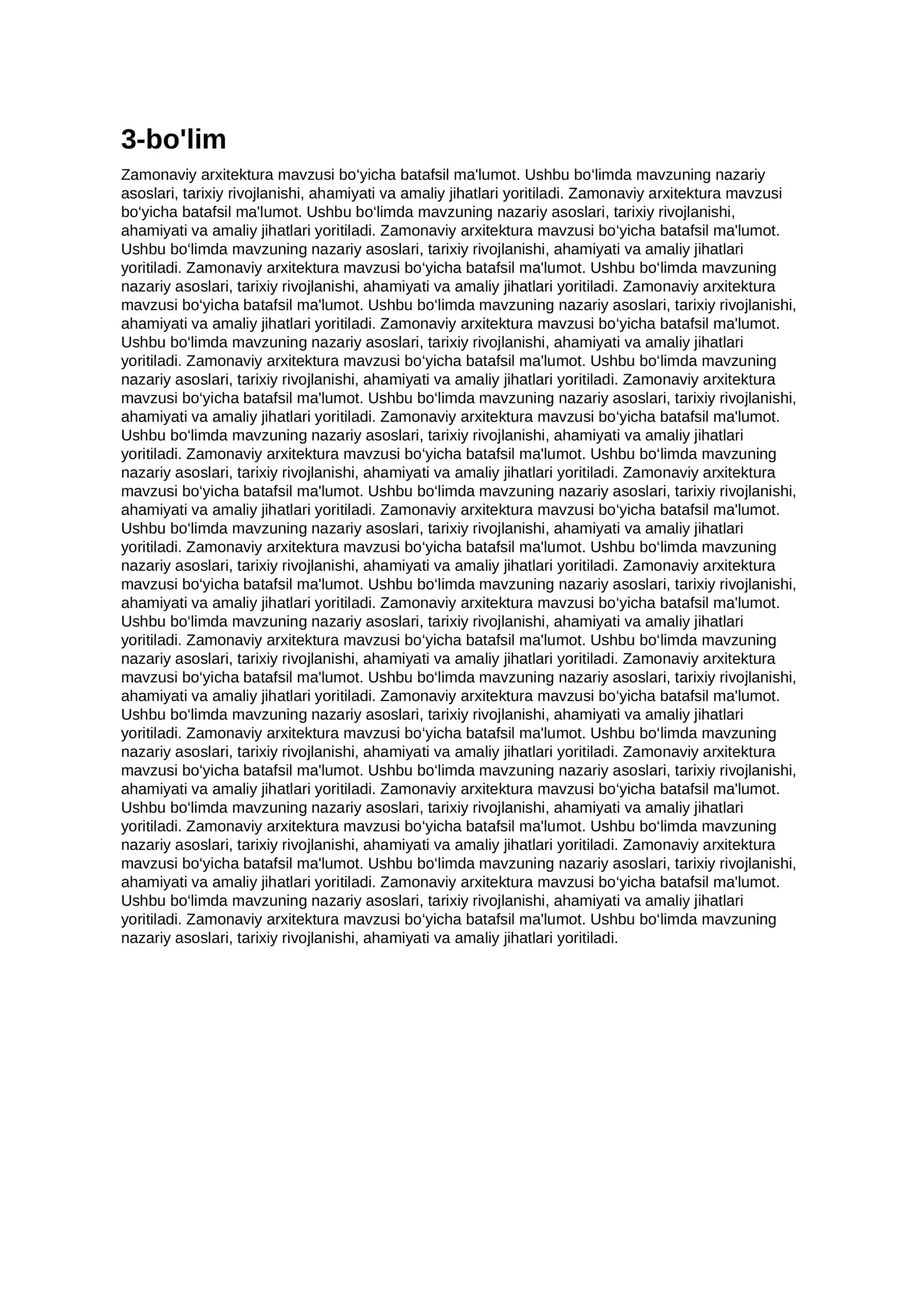 Zamonaviy arxitektura 3