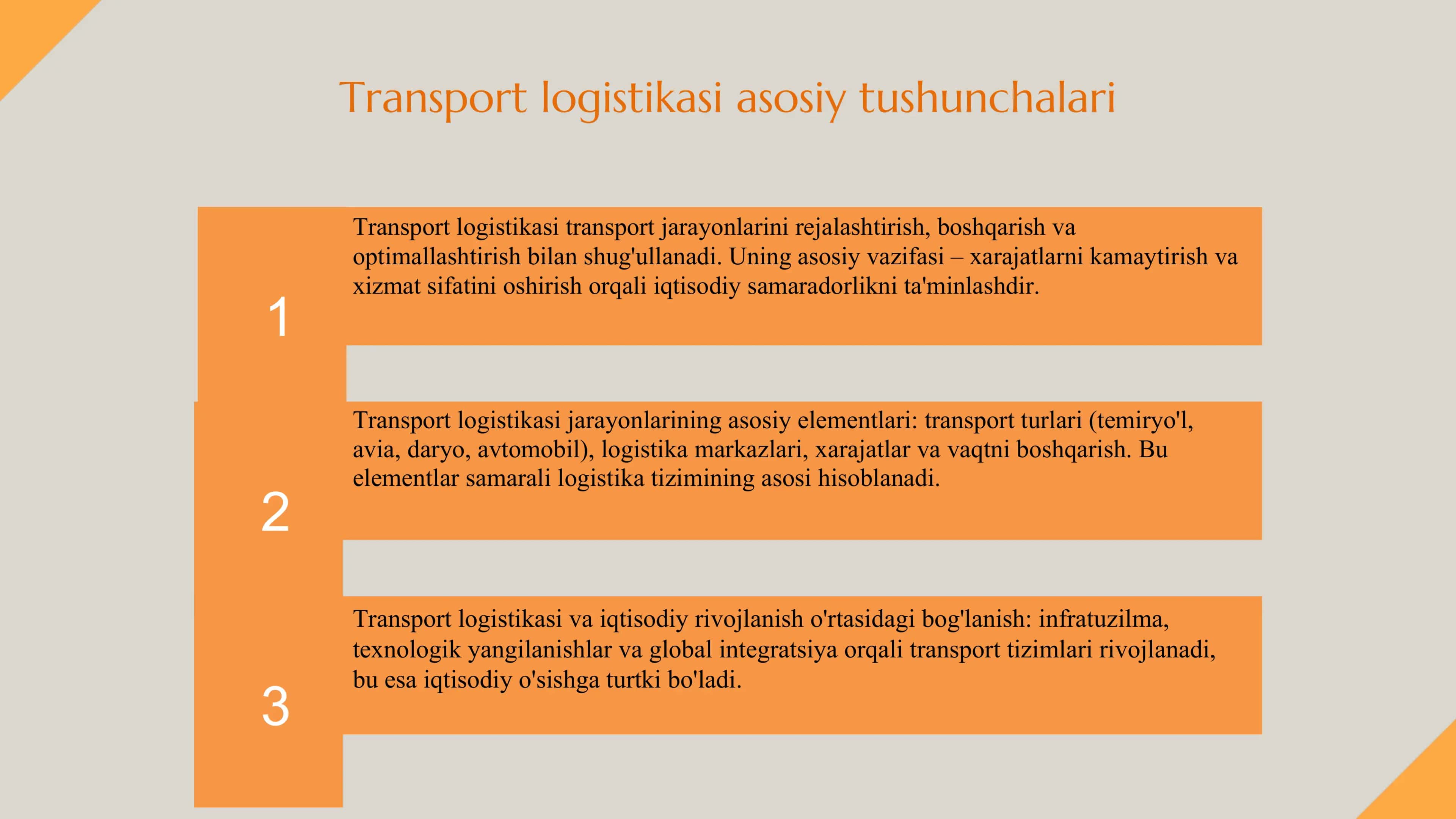 Transport logistikasi 3