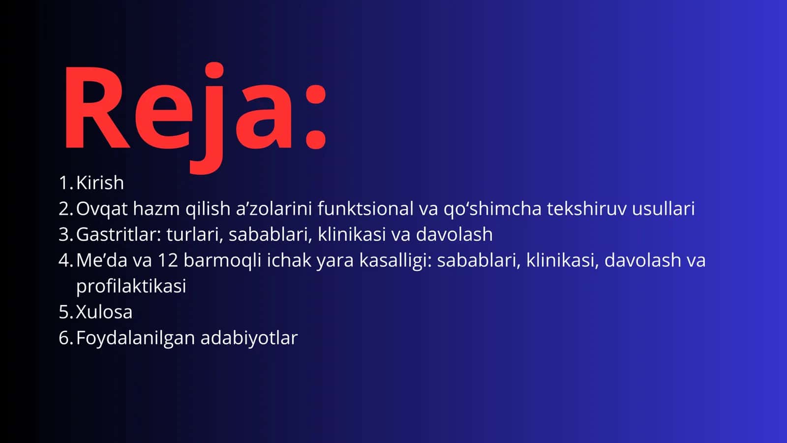 Ovqat hazm qilish aʼzolarini funksional va qoʻshimcha tekshiruv usullari 3