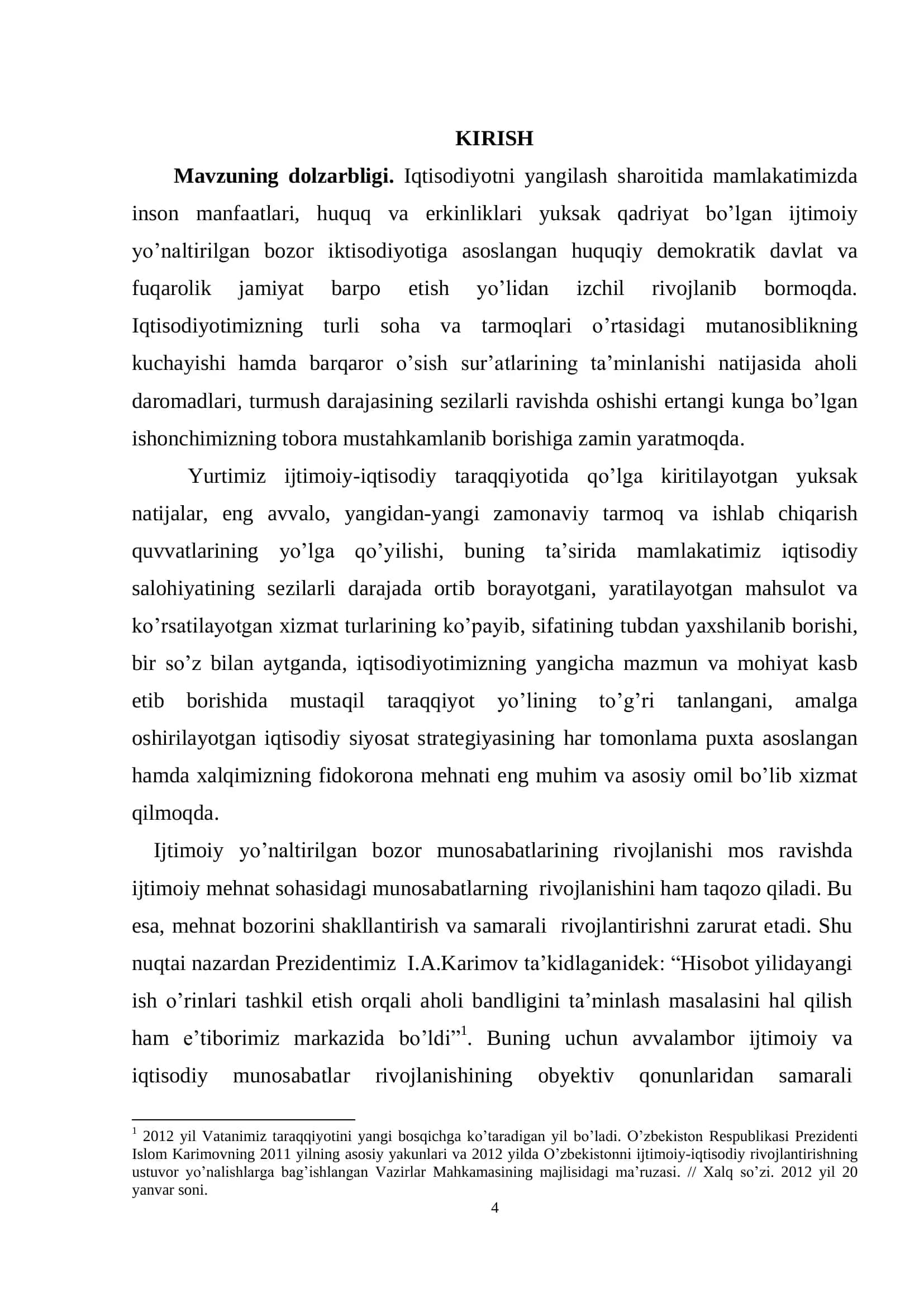 "Aholini ish bilan bandligini oshirishda Bandlikka ko’maklashuvchi markazlar faoliyatini takomillashtirish" 3