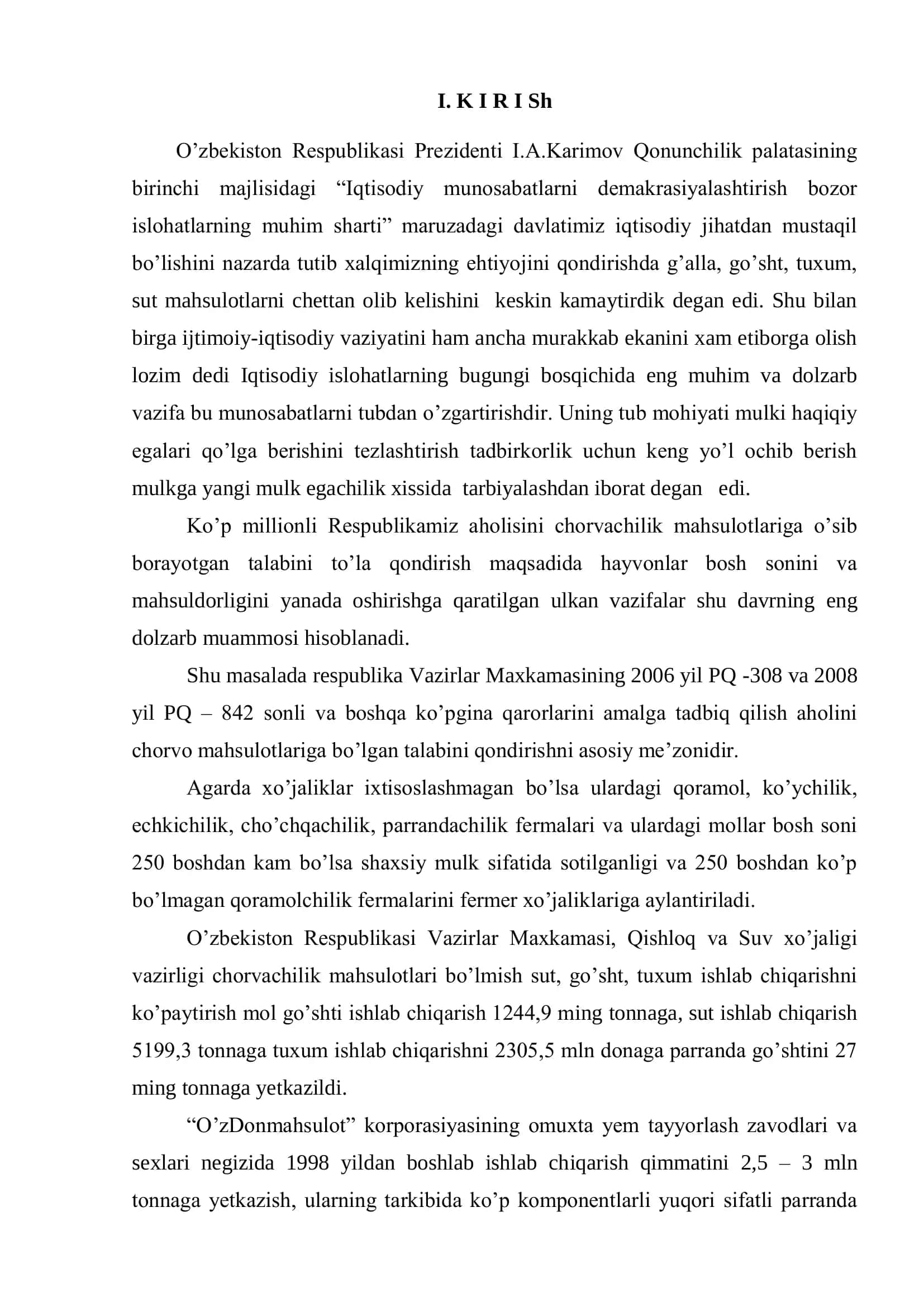 Qoramollar piroplazmoz kasalligini davolash paytida qonning marfologik ko’rsatgichilari" 3