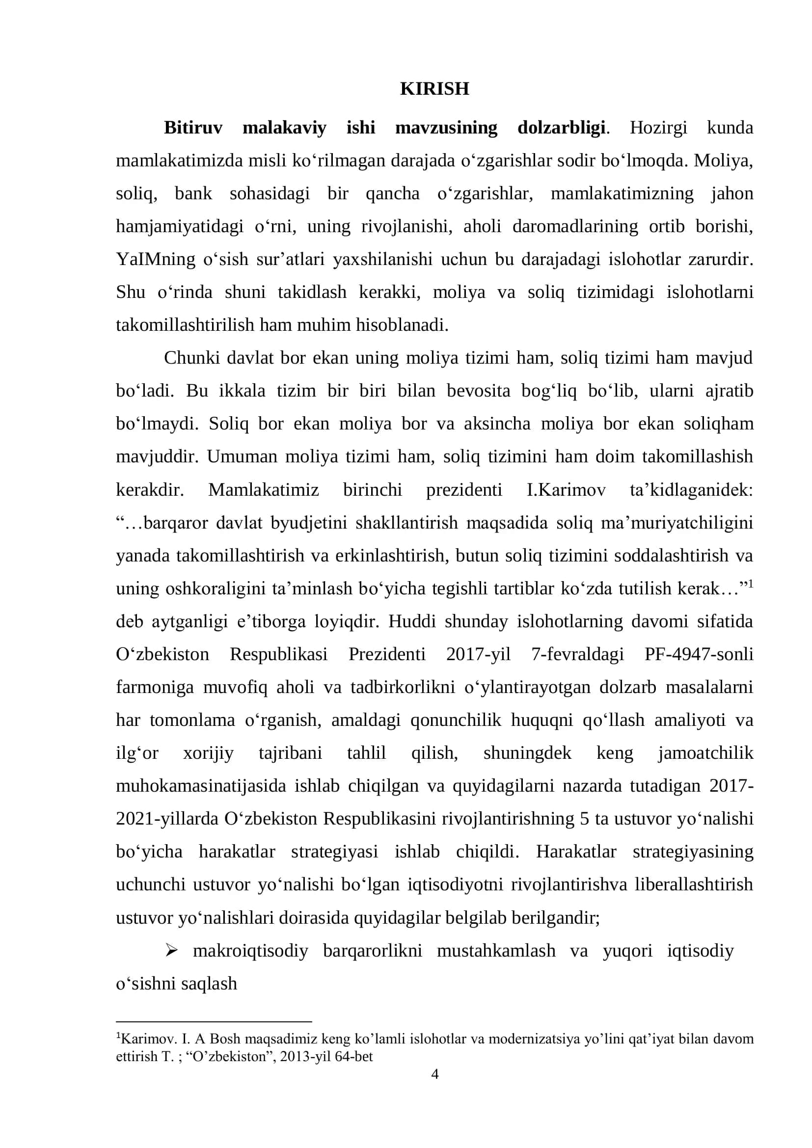 IQTISODIYOTNI MODERNIZATSIYALASH SHAROITIDA MOLIYA-SOLIQ TIZIMINI RIVOJLANTIRISH YO‘NALISHLARI 3