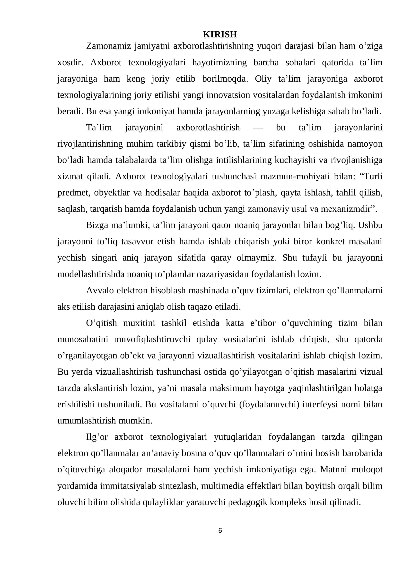 Wordpress dasturida ishlashni o’rgatish bo’yicha videodars ishlanmalari to’plamini yaratish va amaliy mashg’ulotda qo’llash 3
