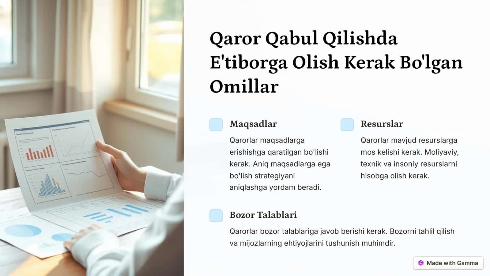 Innovatsion Jarayonlarda Qaror Qabul Qilish 3