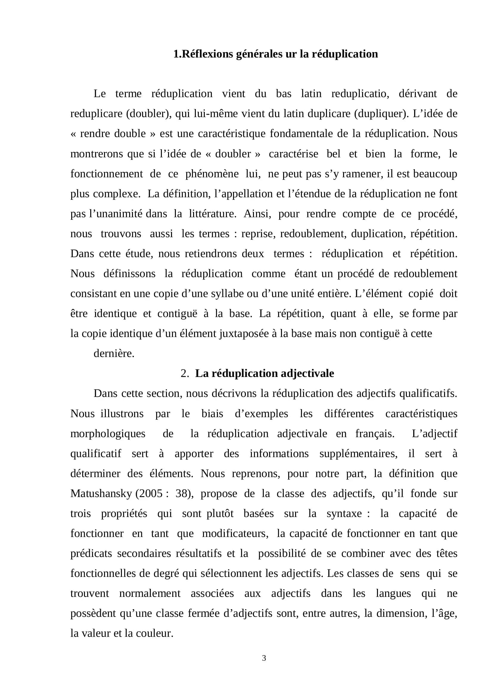 Les mots redoubles en francais 3
