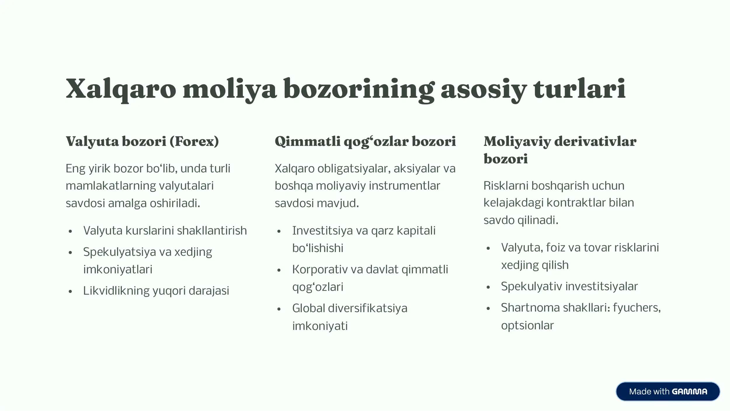Xalqaro Moliya Bozorlari va Ular.i.g 3