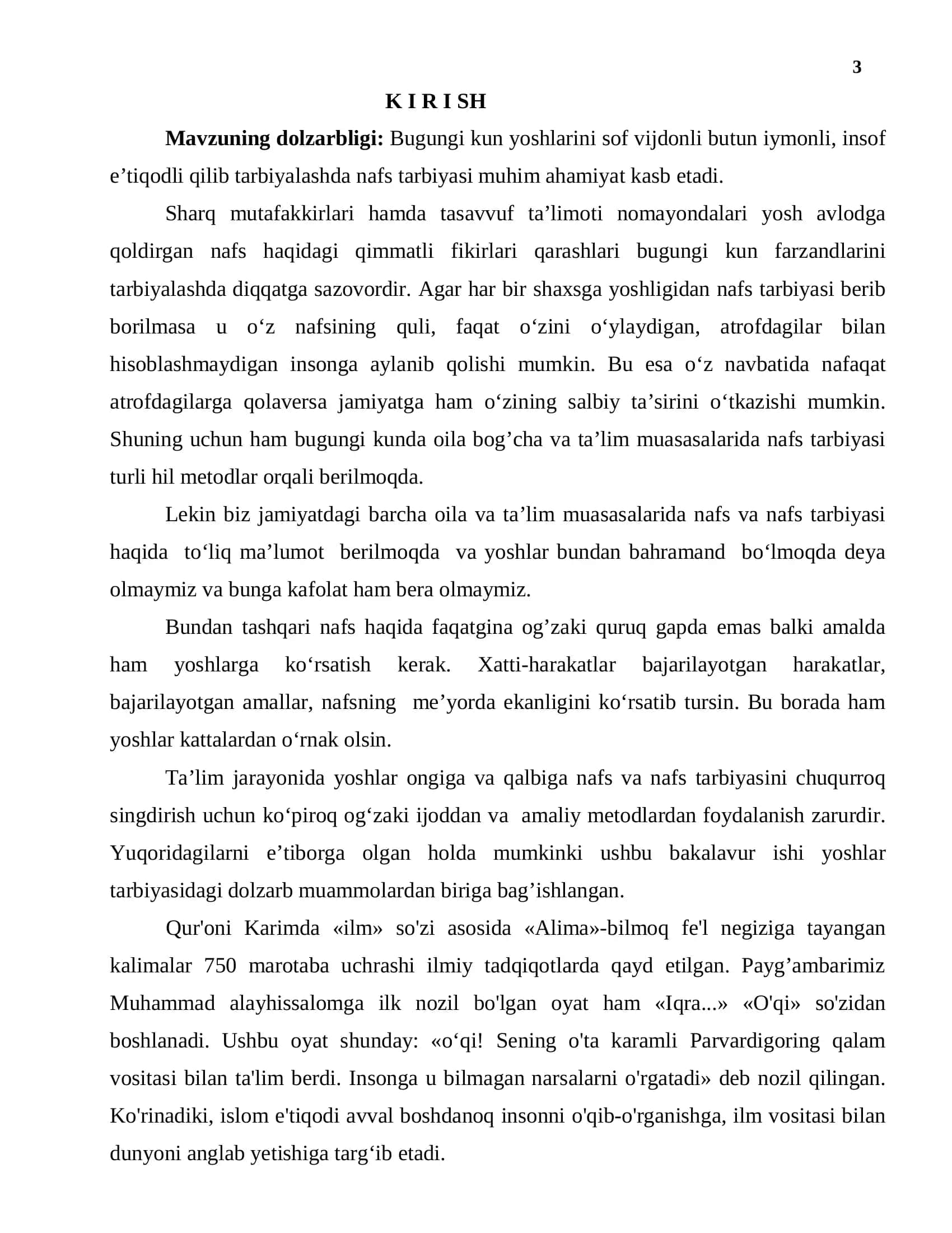 Tasavvuf ta’limotida nafs va nafs tarbiyasi asoslari 3