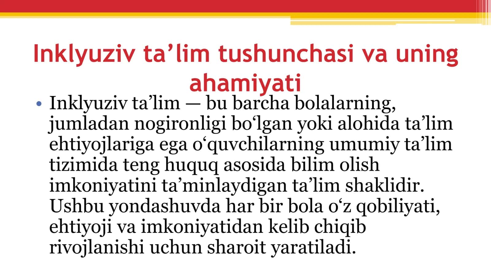 O’zbekiston Respublikasida inklyuziv ta’limni qo'llabquvvatlashning huquqiy asoslari va amaliy tajribalar 3