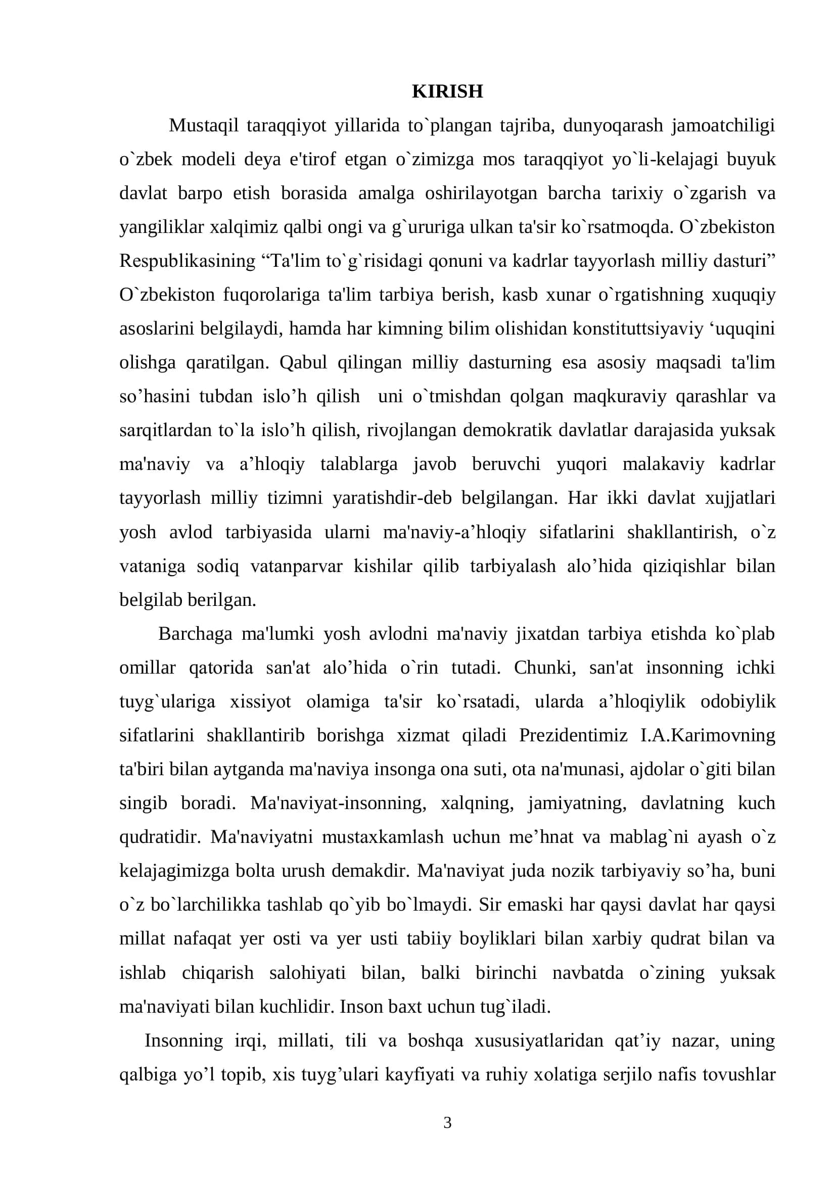 YOSH IJROCHILAR, YOSH BASTAKORLAR IJODINI O’RGANISH VA IQTIDORLI TALABALAR BILAN ISHLASH 3