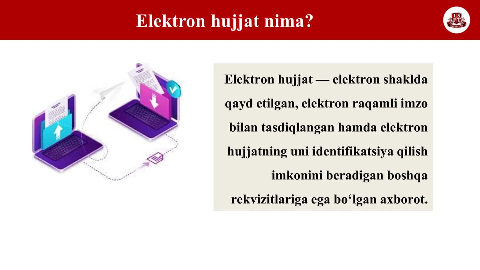 Elektron hujjatlar va ularning ahamiyati 3