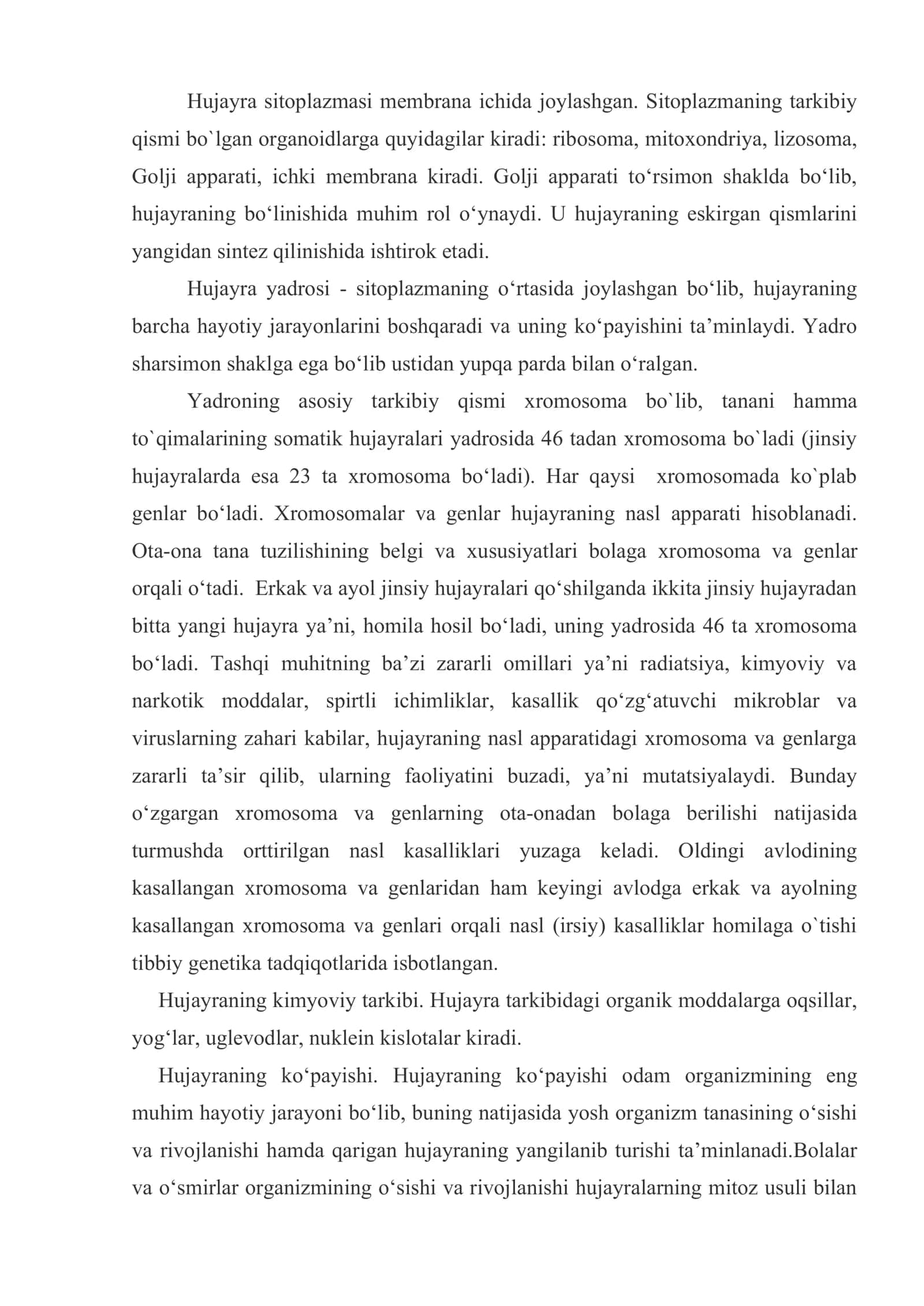 Tibbiy yordamning anatomik – fiziologik asoslari. Odam organizmining tuzilishi. Tayanch – harakatlanish tizimi 3