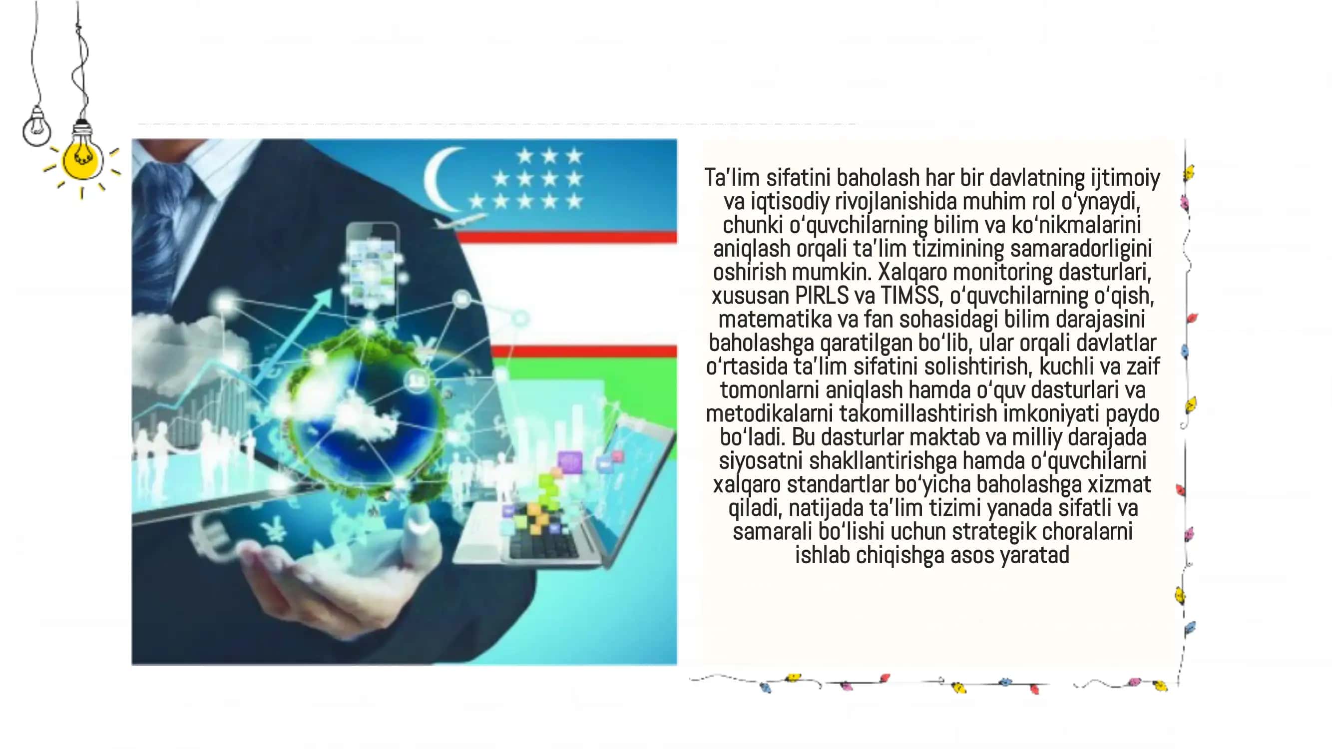 PIRLS va TIMSS ta'lim  sifatini  xalqaro monitoringi  qiyosiy tahlil qilish 3