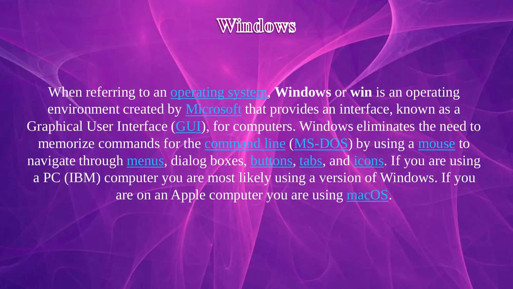 Operating Systems 3