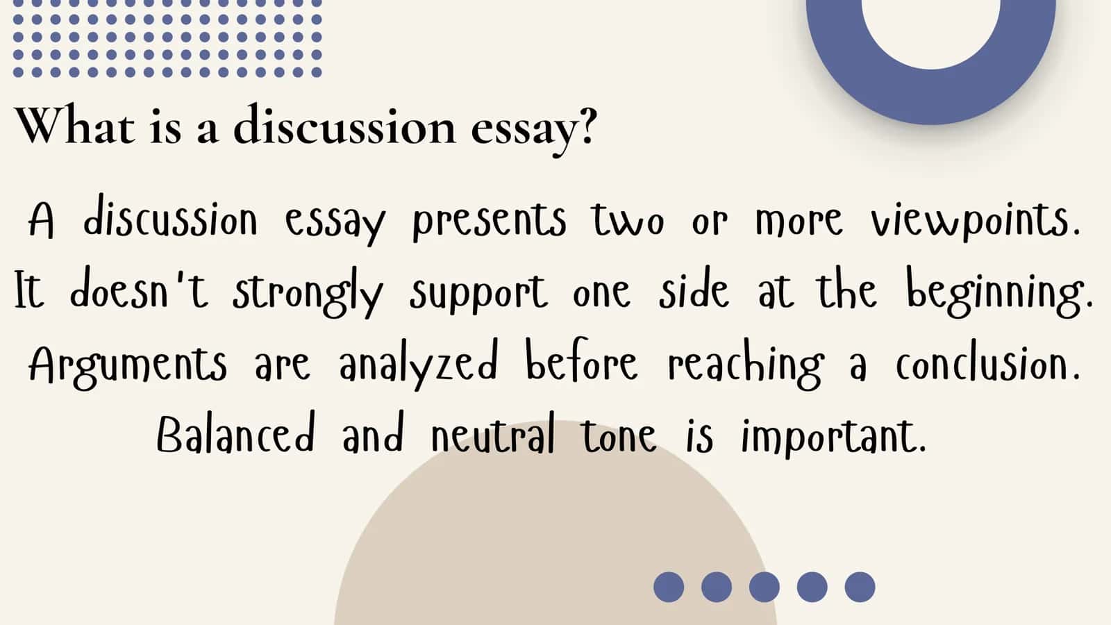Discussion essay presentation 3