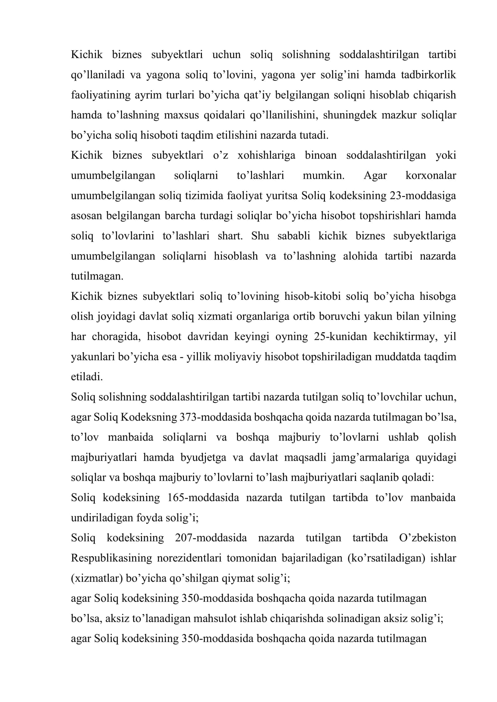 Soliq hisobotlari to’lovlari 3