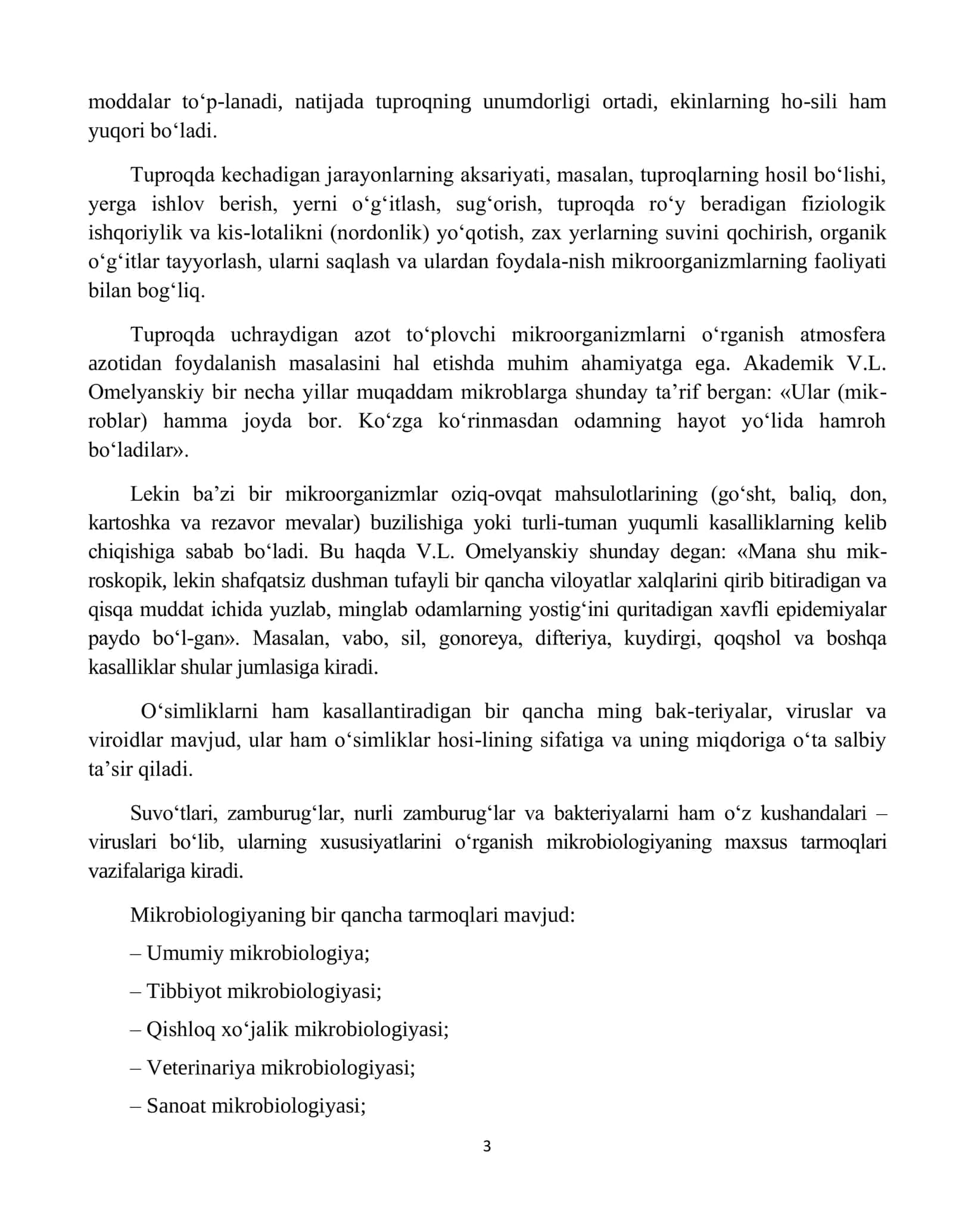 MIKROBIOLOGIYA VA BIOTEXNOLOGIYANING QISQACHA RIVOJLANISH TARIXI 3