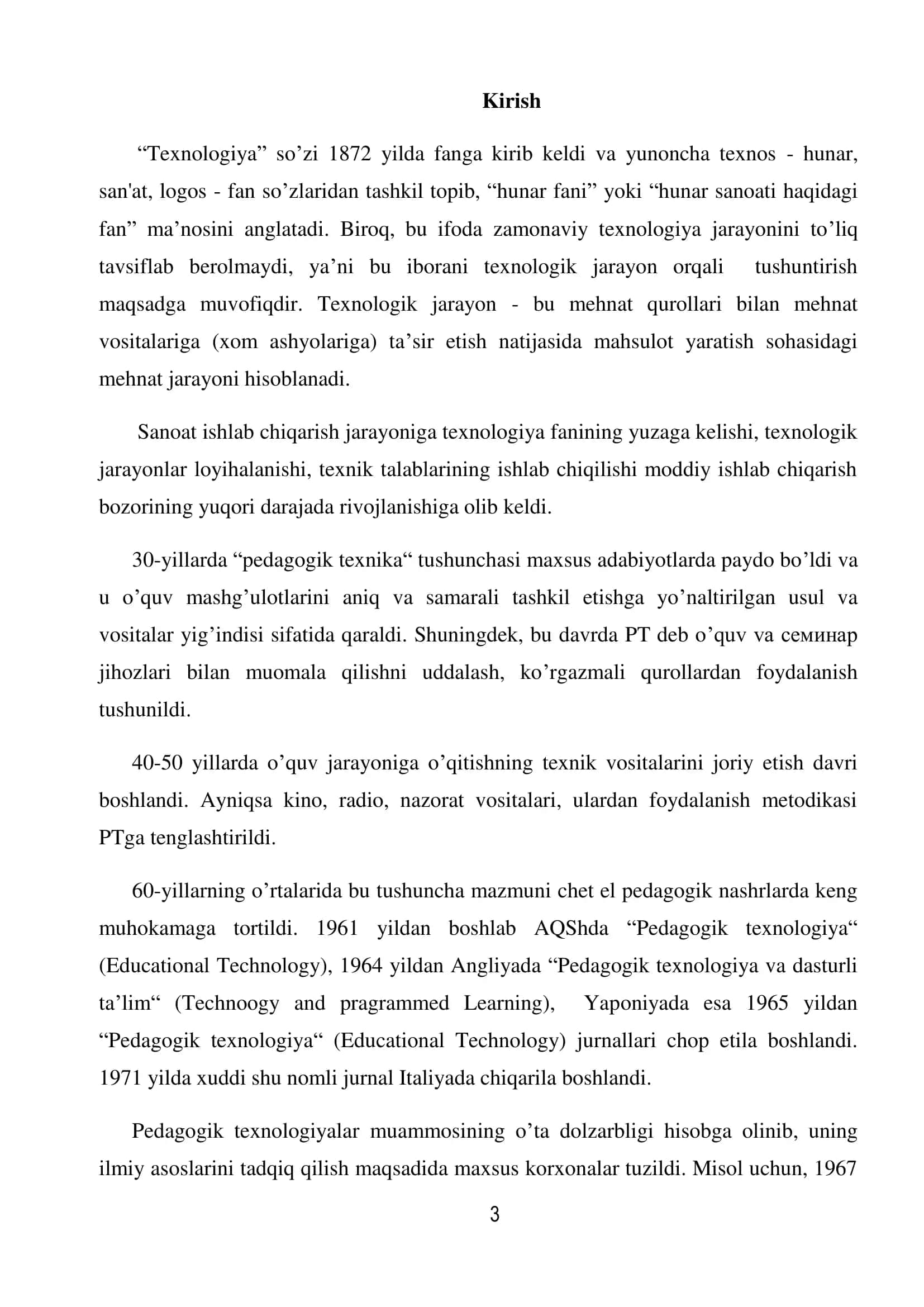 KASBIY FANLARNI O’QITISH JARAYONIDA ILG’OR PEDAGOGIK TEXNOLOGIYALARDAN FOYDALANISH 3