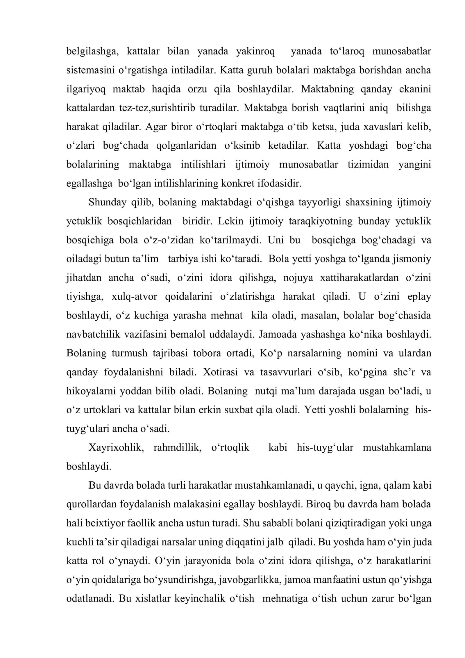 Bolaning maktabga psixologik tayyorgarligi 3