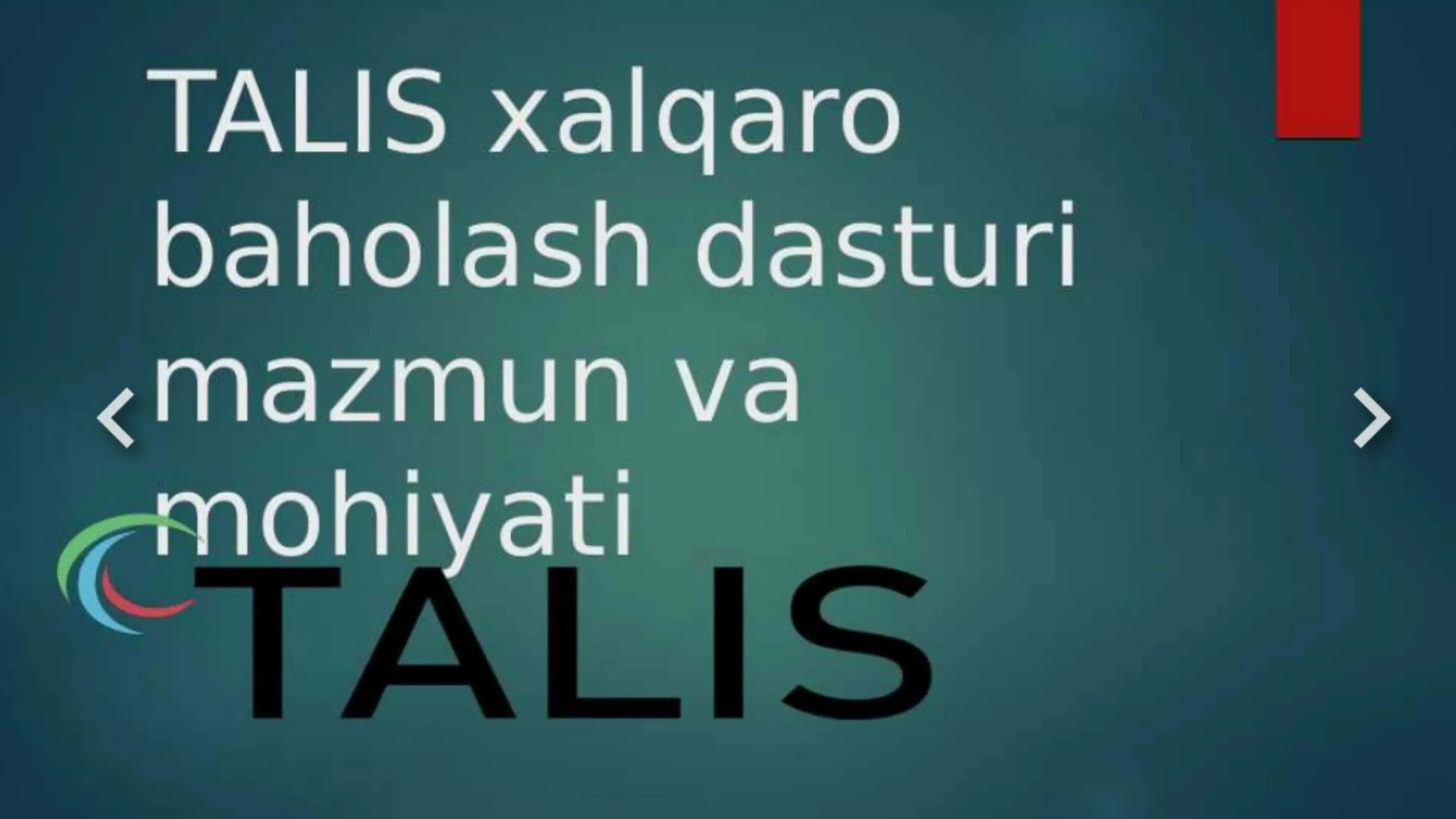 TALIS International Survey 3