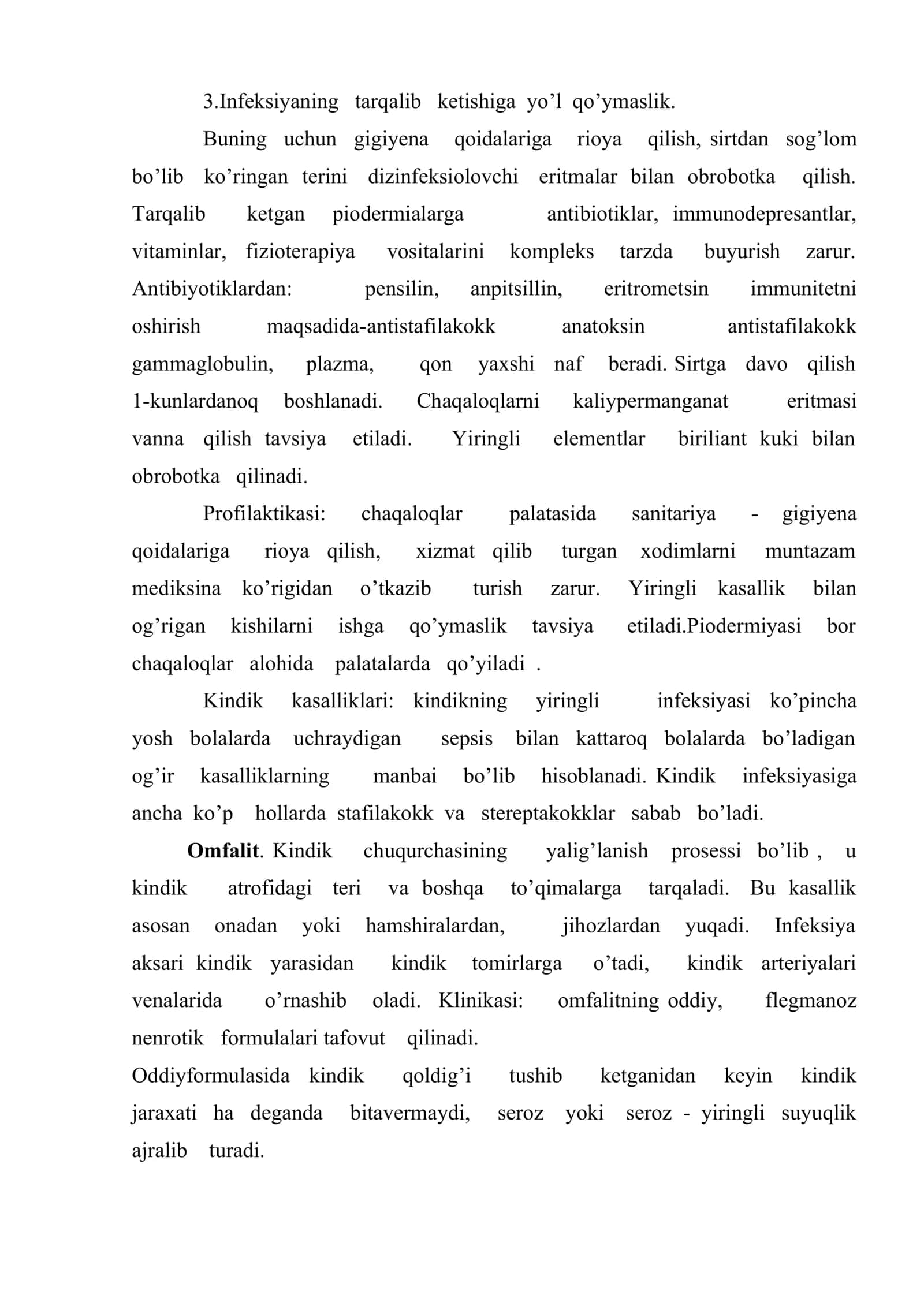 Teri va kindik kasalliklari sepsis 3