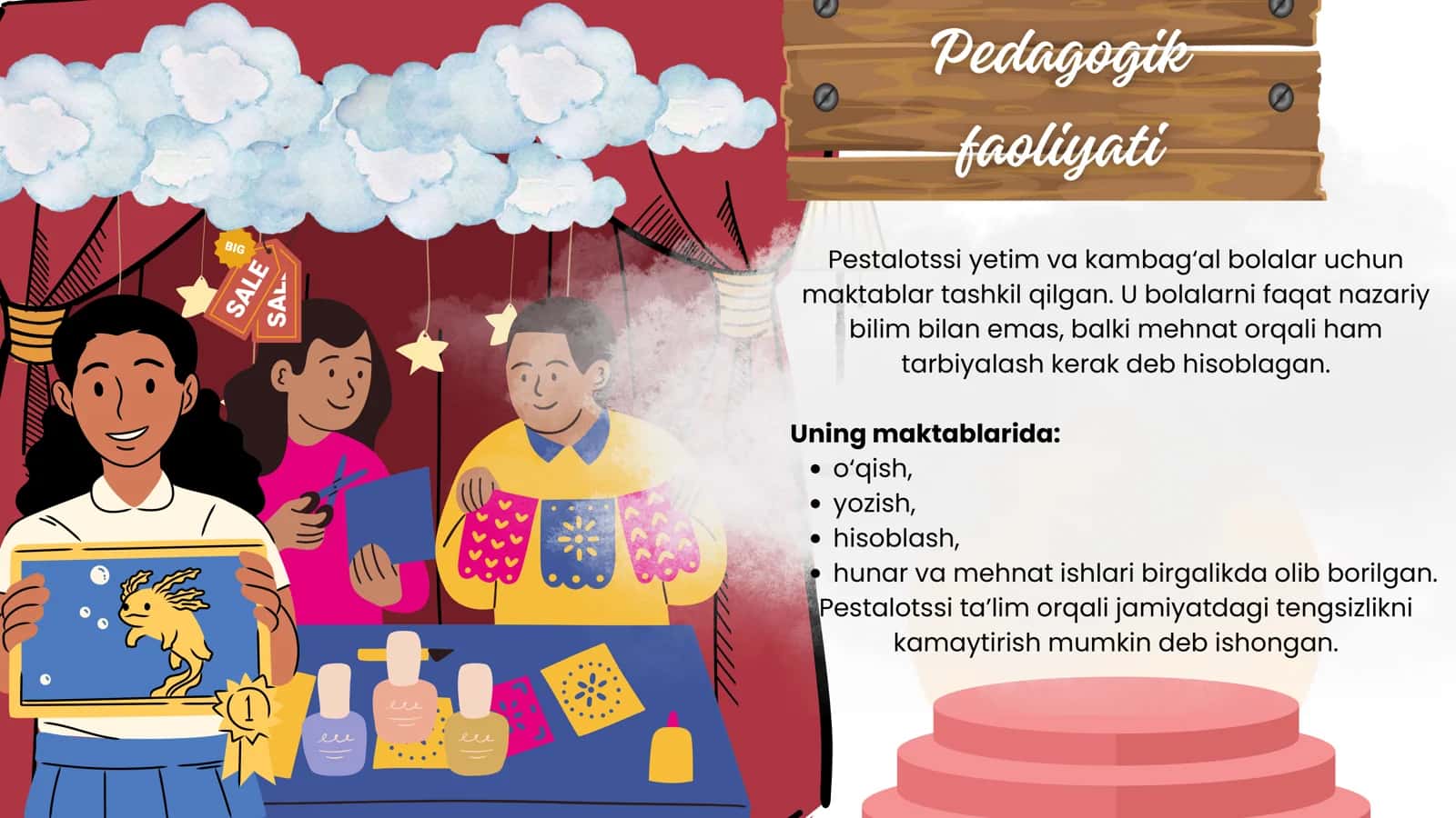 Iogann Genrix Pestalotssining pedagogik g‘oyalari 3