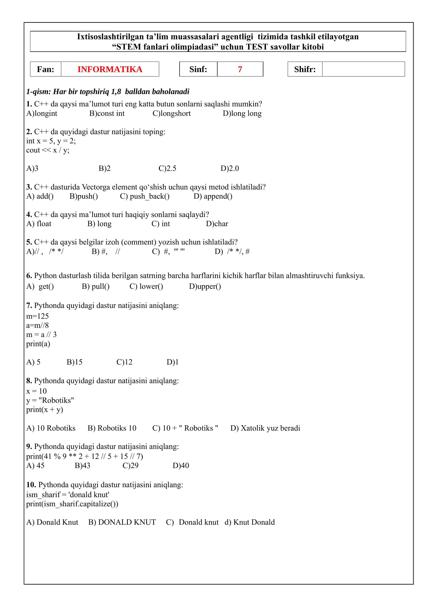 Informatika 7-sinf 3