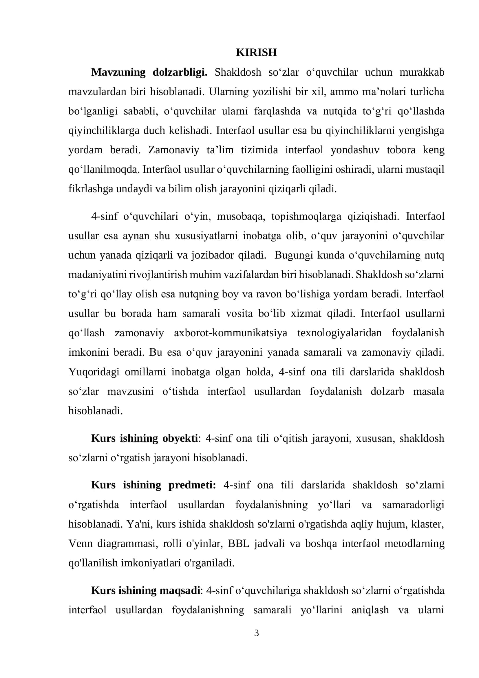 4-sinf ona tili darslarida shakldosh so'zlar mavzusini o'tishda interfaol usullardan foydalanish 3
