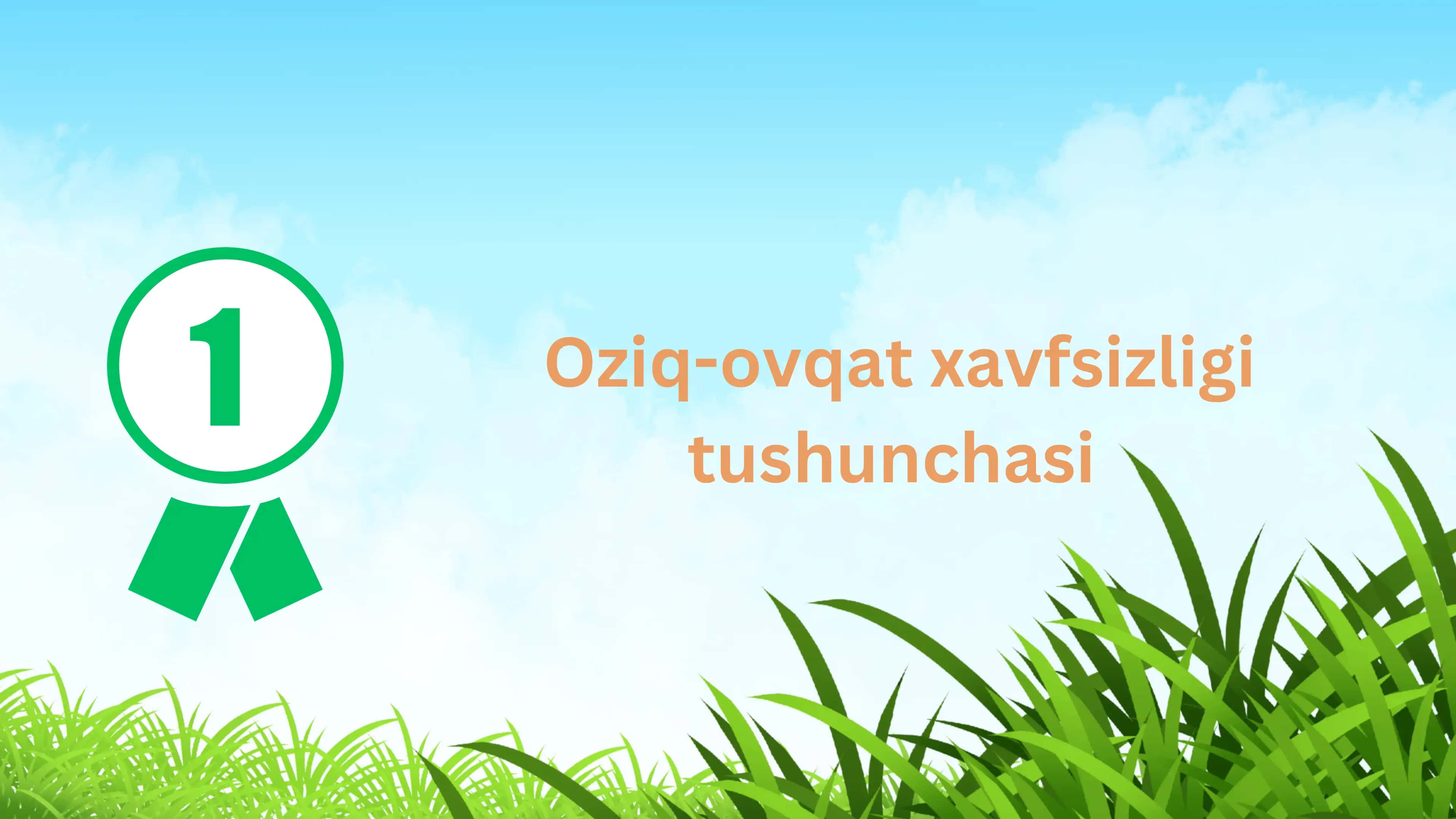 Oziq-ovqat xavfsizligi agrar siyosatning ustuvor yo‘nalishi. 3