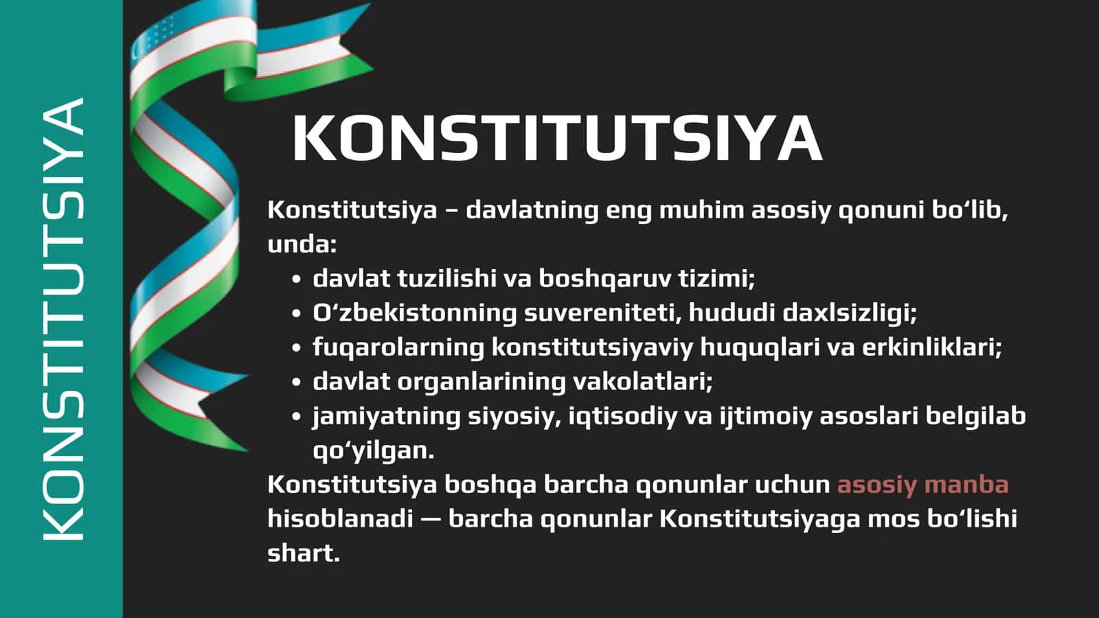 O‘ZBEKISTON RESPUBLIKASI KONSTITUTSIYASI 3