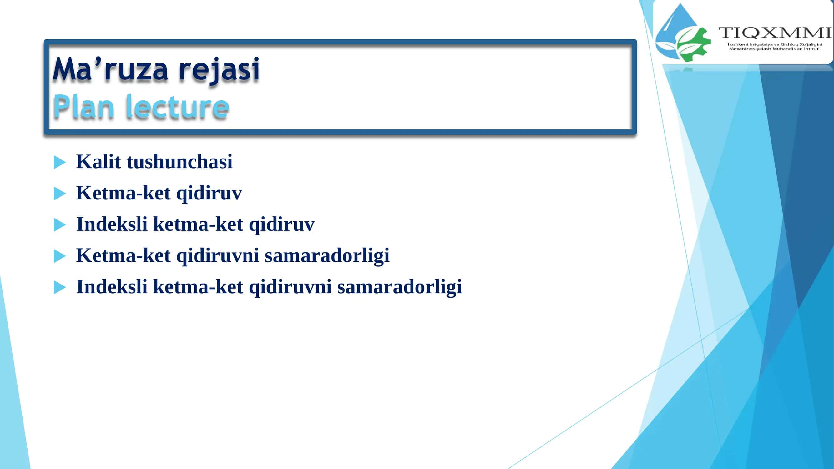 Ma’lumotlar tuzilmasi 3