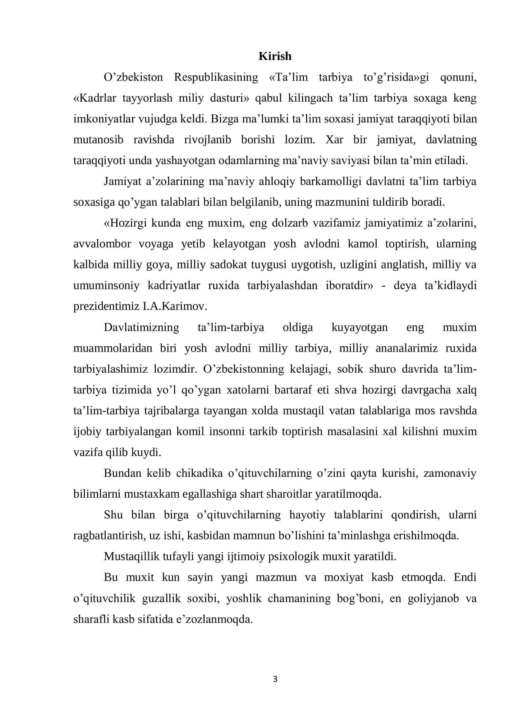 O’QITUVCHINING KASBIY MA’NAVIY SIFATLARI 3
