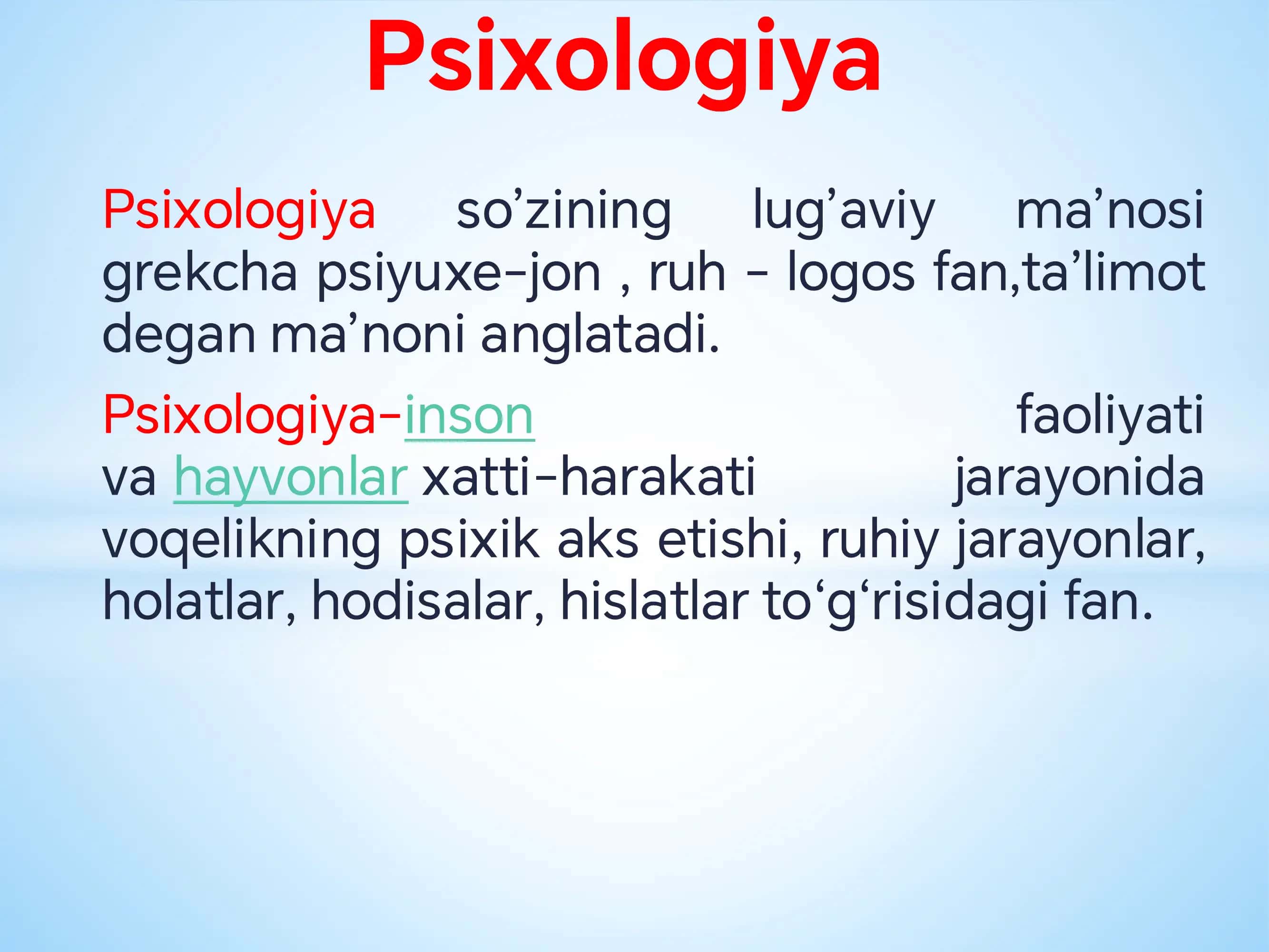 Psixika va ong 3