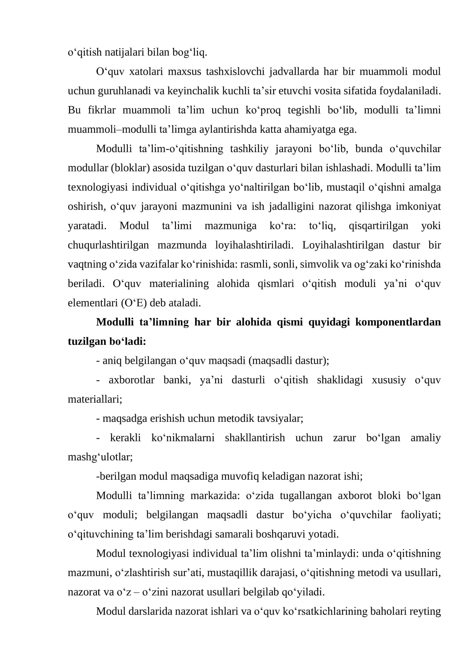 MODULLI VA DIDAKTIK O‘YIN TEXNOLOGIYALARI 3