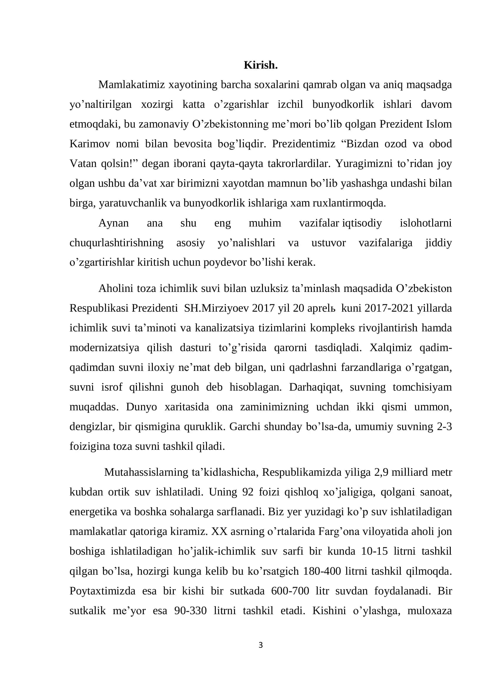 Toshkent viloyati Bekobod shahrida ichimlik suvi uzatish tarmog’ini rekonstruktsiya qilish 3
