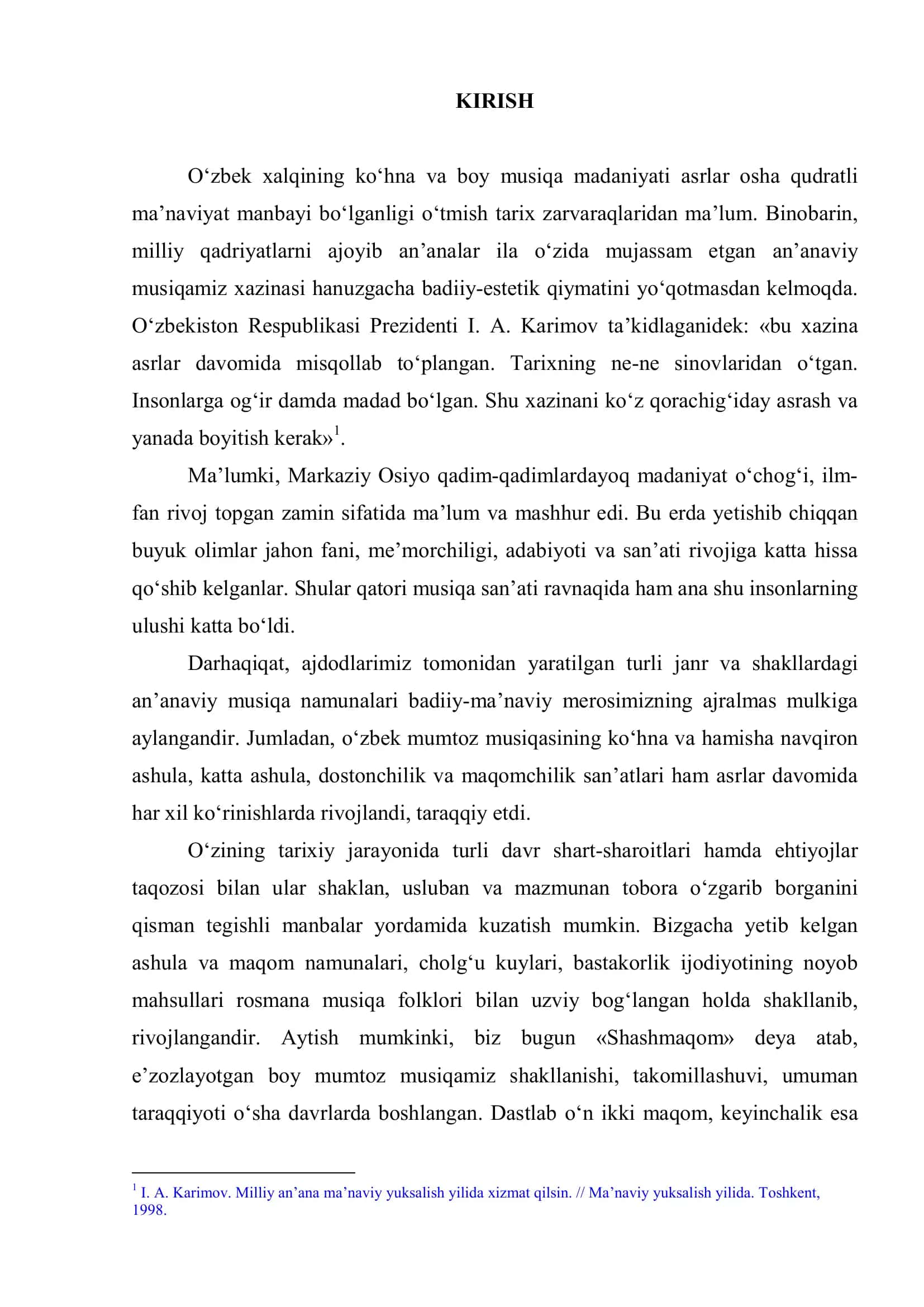 Umum ta’lim maktabi 6-sinfida Mumtoz musiqa janrlarini o„rganish uslublari 3