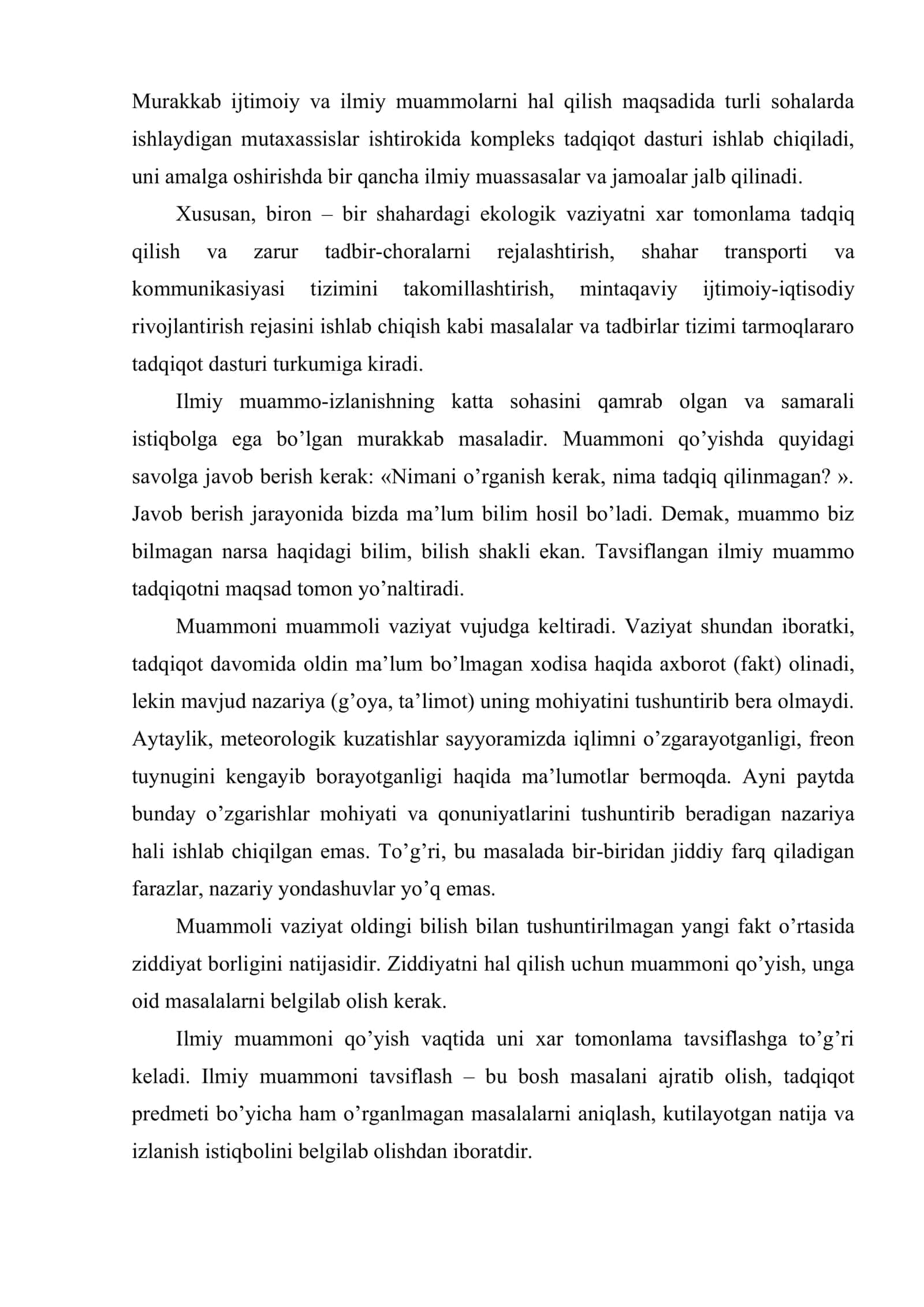Ilmiy tadqiqot mavzularini asoslash metodologiyasi va ilmiy tadqiqotda axborot izlash va qayta ishlash 3
