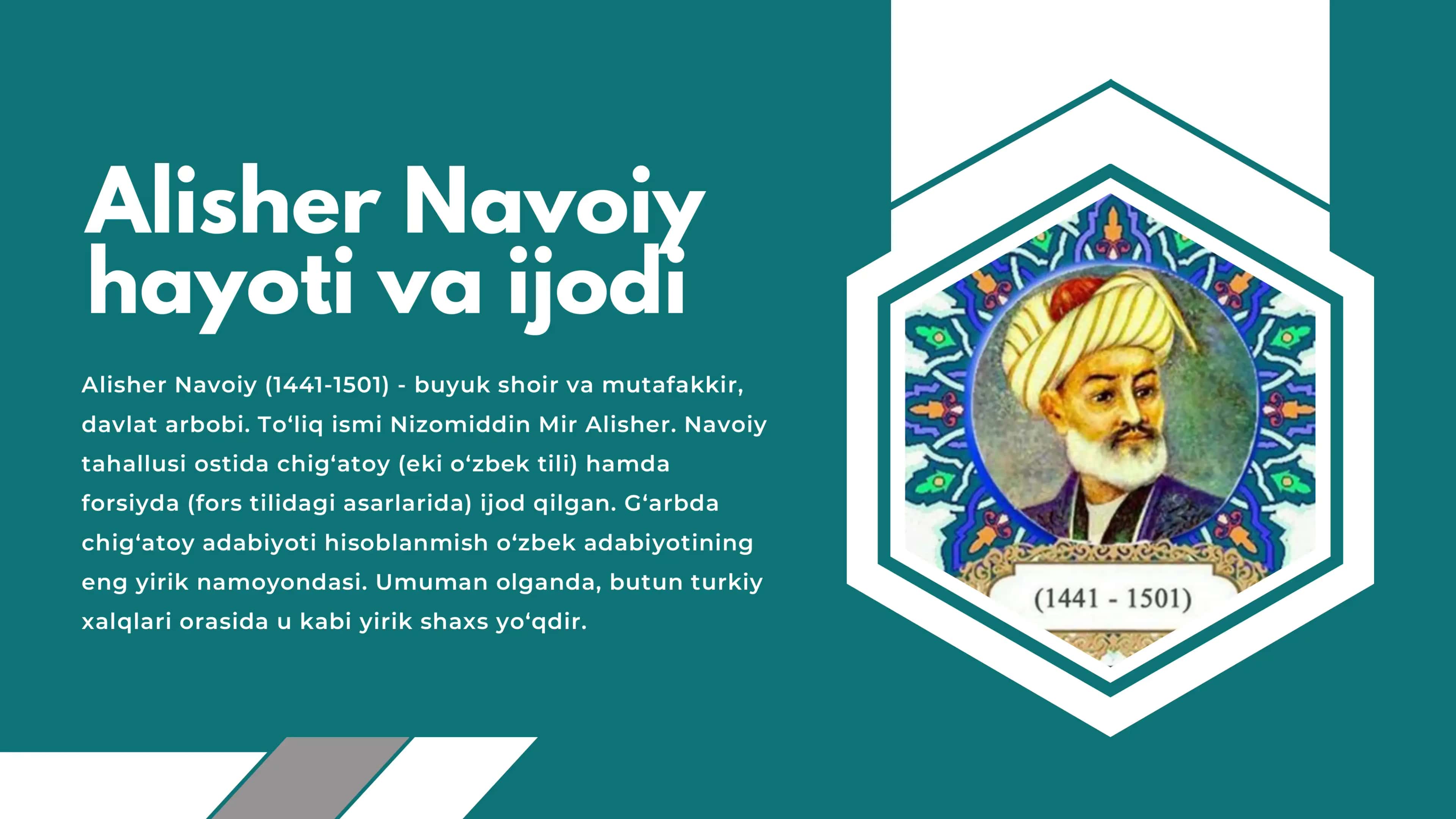 Alisher Navoiy hayoti va ijodi 3