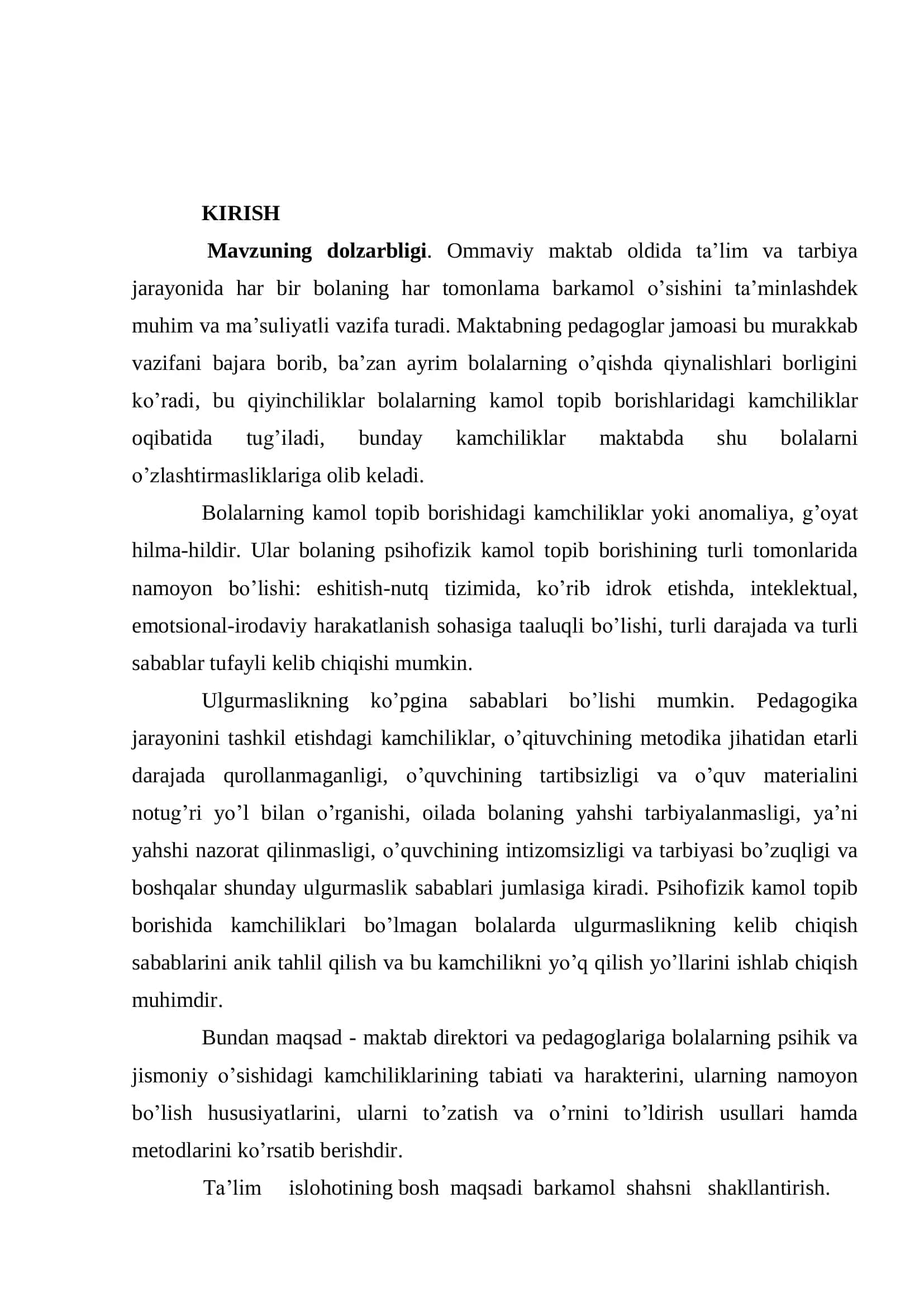 Tarbiyasi og’ir bolalar va ular bilan olib boriladigan korrektsion ishlar 3
