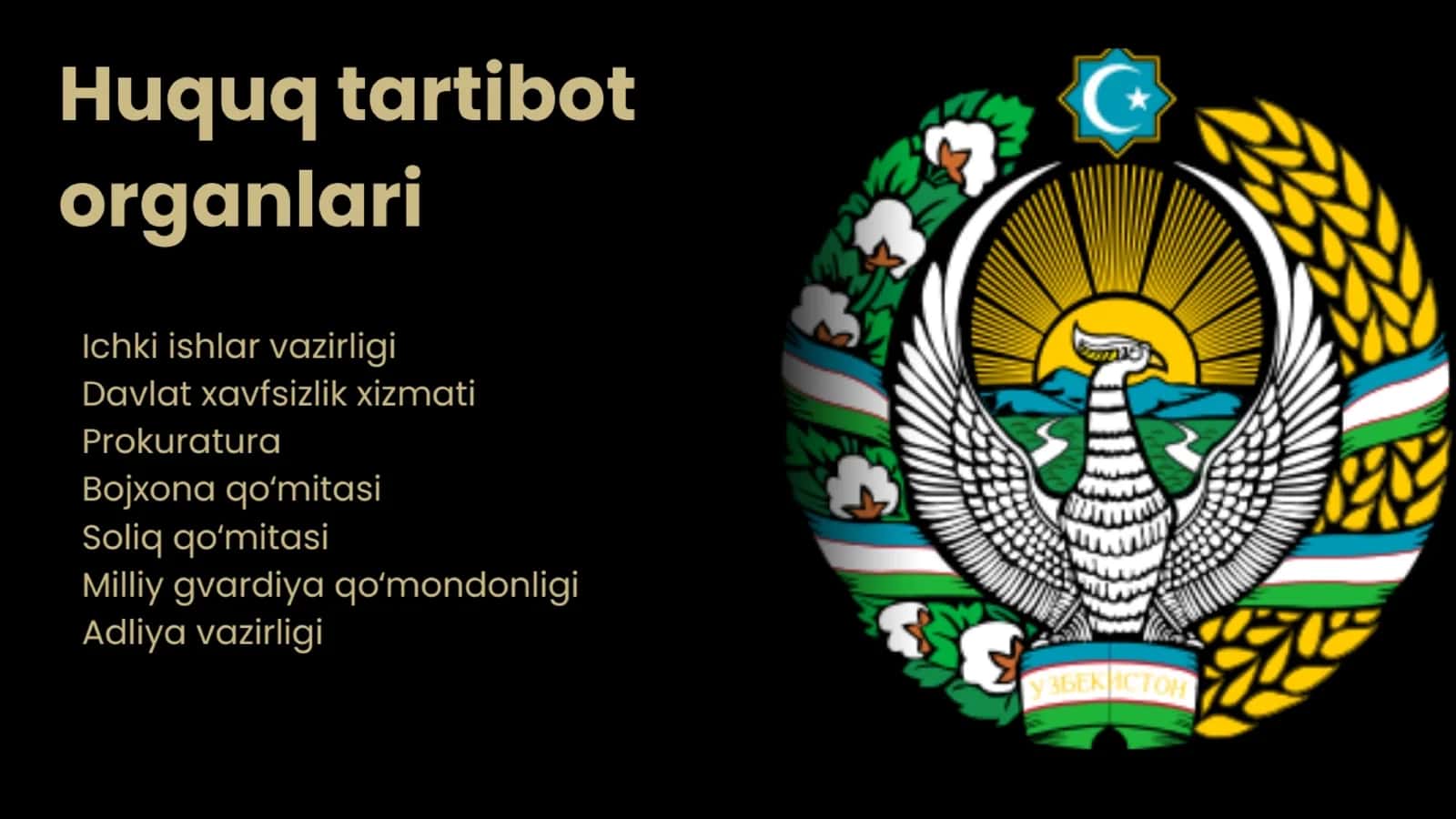 Huquq tartibot organlari va sud tizimidagi oʻzgarishlar 3