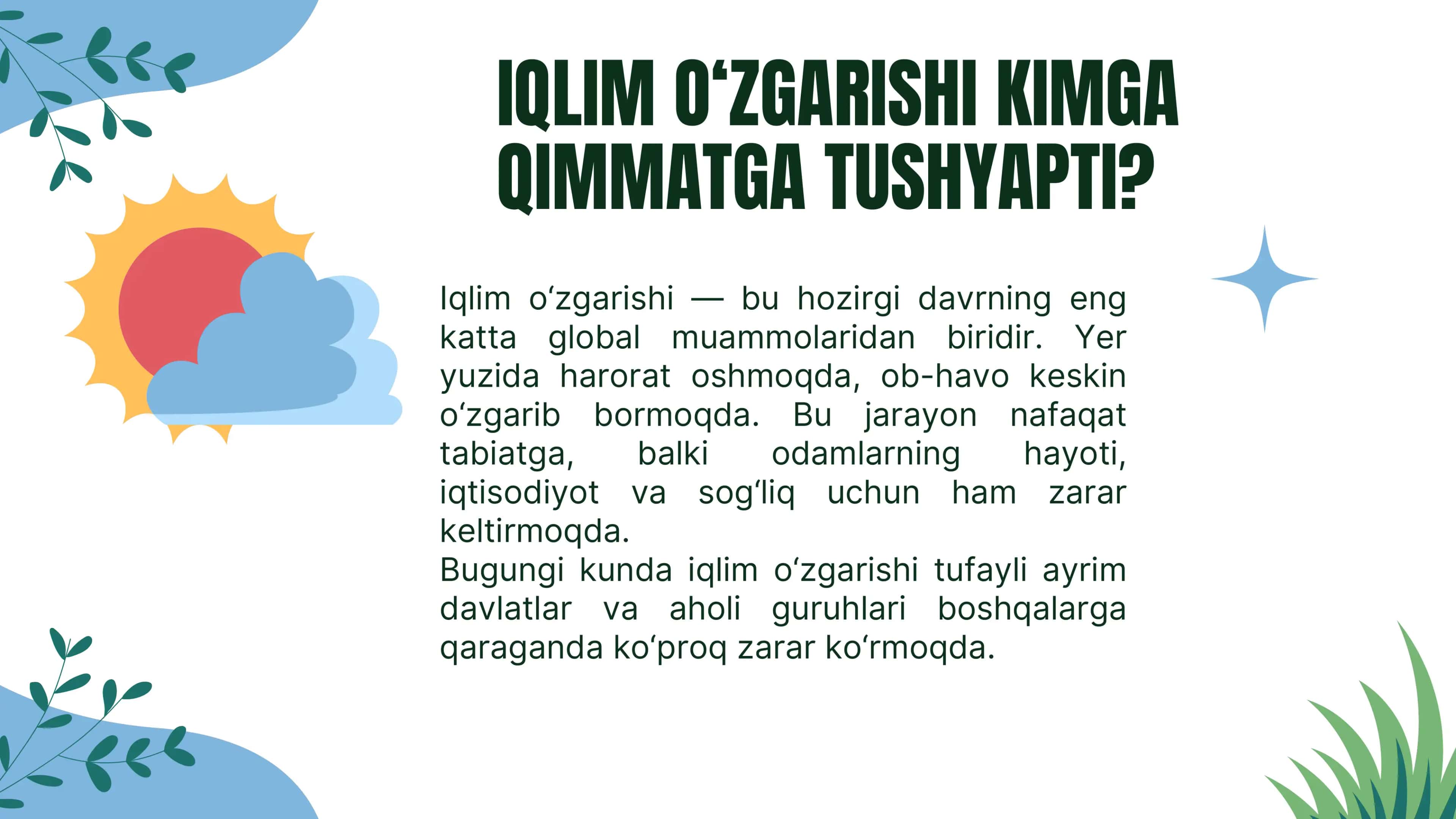 IQLIM O‘ZGARISHI KIMGA 3