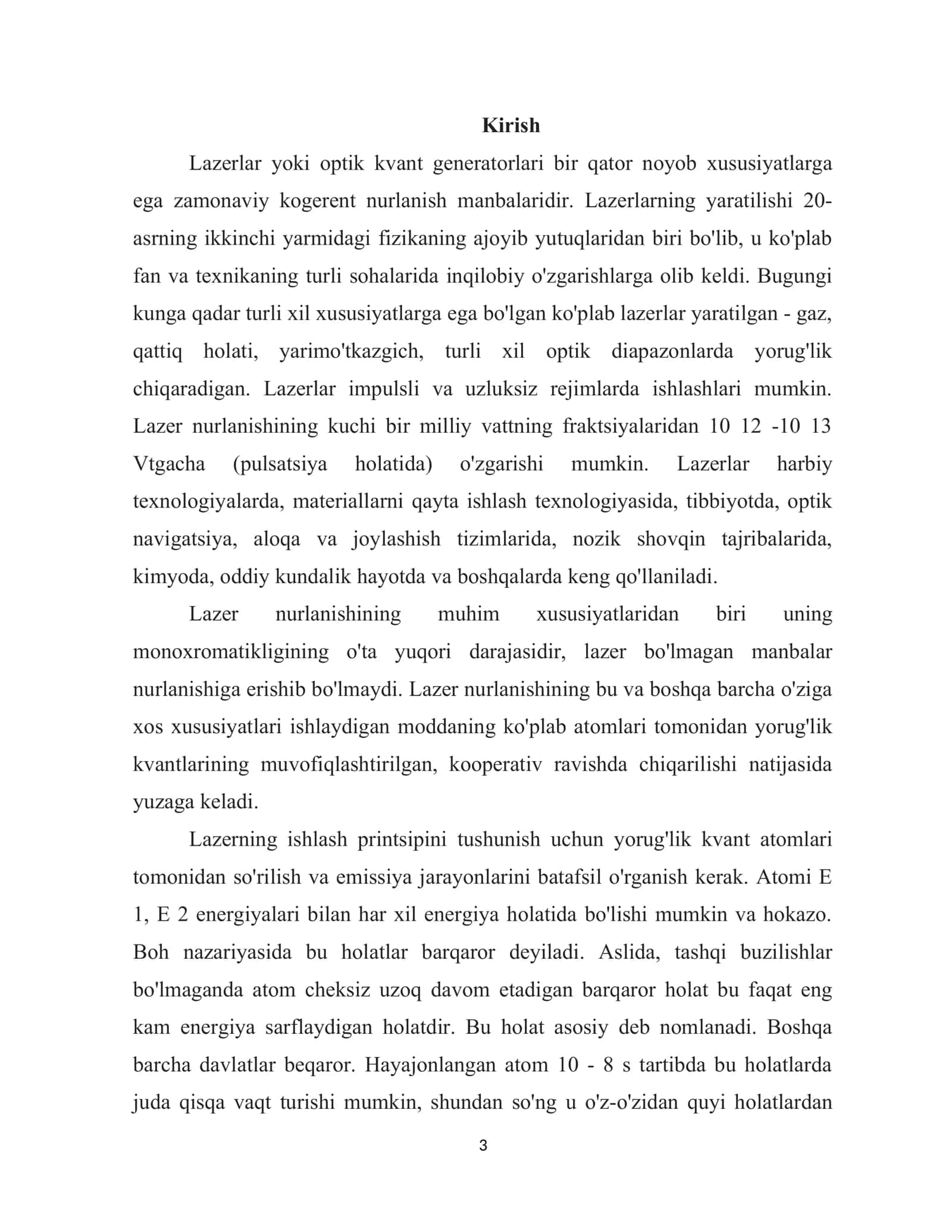 LAZERLARNI MEDITSINADA QO`LLANISHI 3