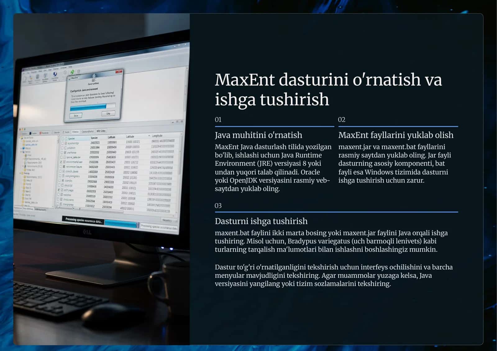 MaxEnt ning• Diva-GIS• dasturida olingan natijalarni vizualizatsiyalash va tahrirlash 3