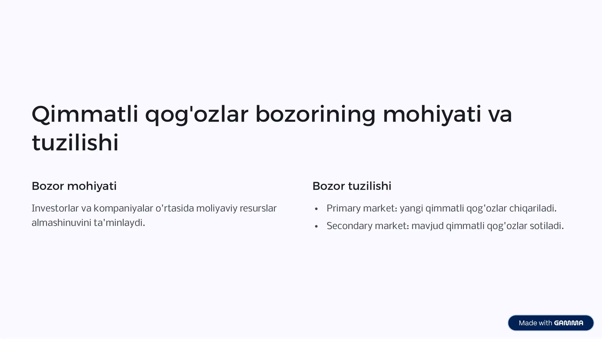 Qimmatli qog'ozlar 3