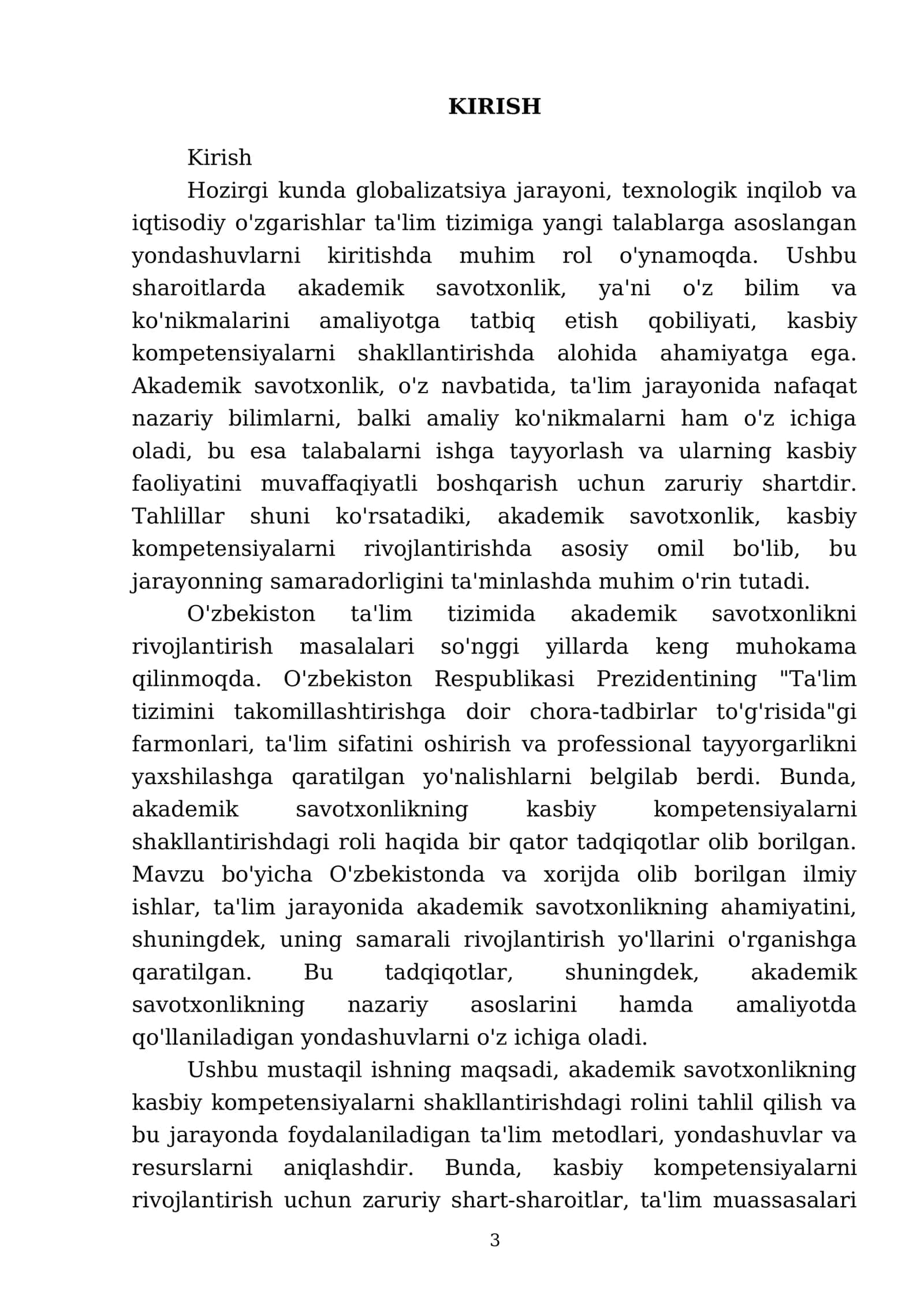 Akademik savotxonlik kasbiy kompetensiyalarni shakllantirish 3