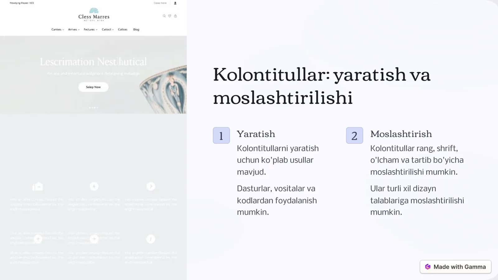 Avtomatlashtirilgan vositalar va shablonlar 3