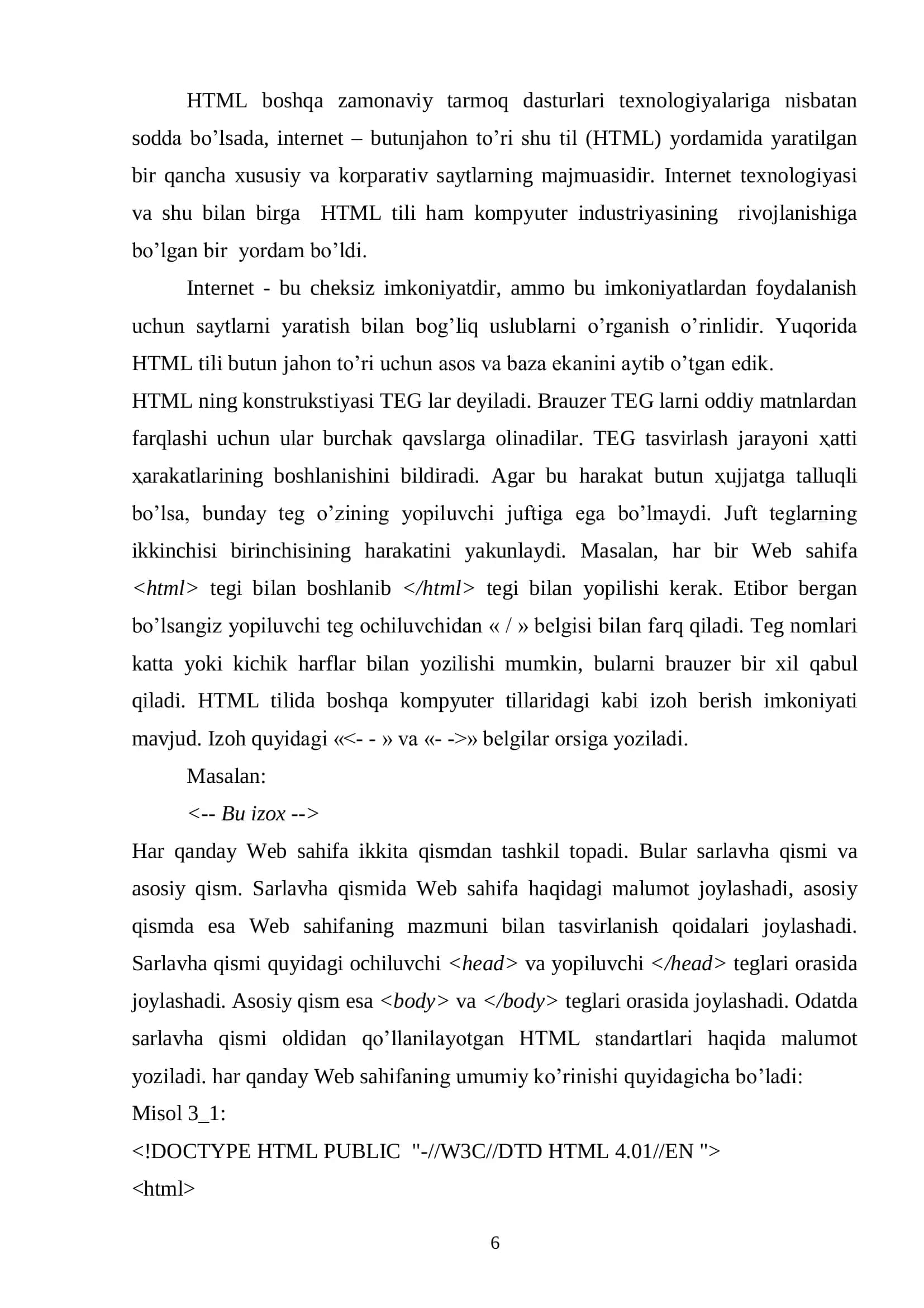 HTMLda forma va uning elementlari, ulardan foydalanish 3