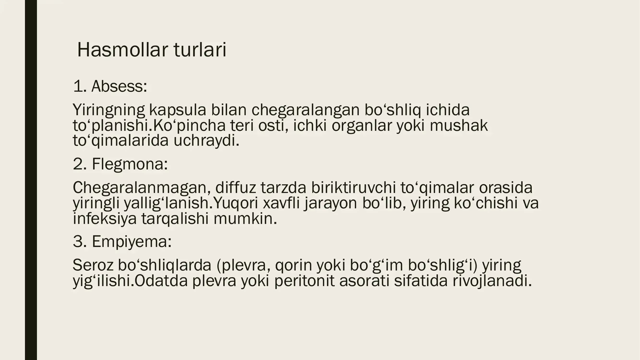 Yiringli yalligʻlanish jarayonlarining topografik anatomik xususiyatlari – yalligʻlanish 3
